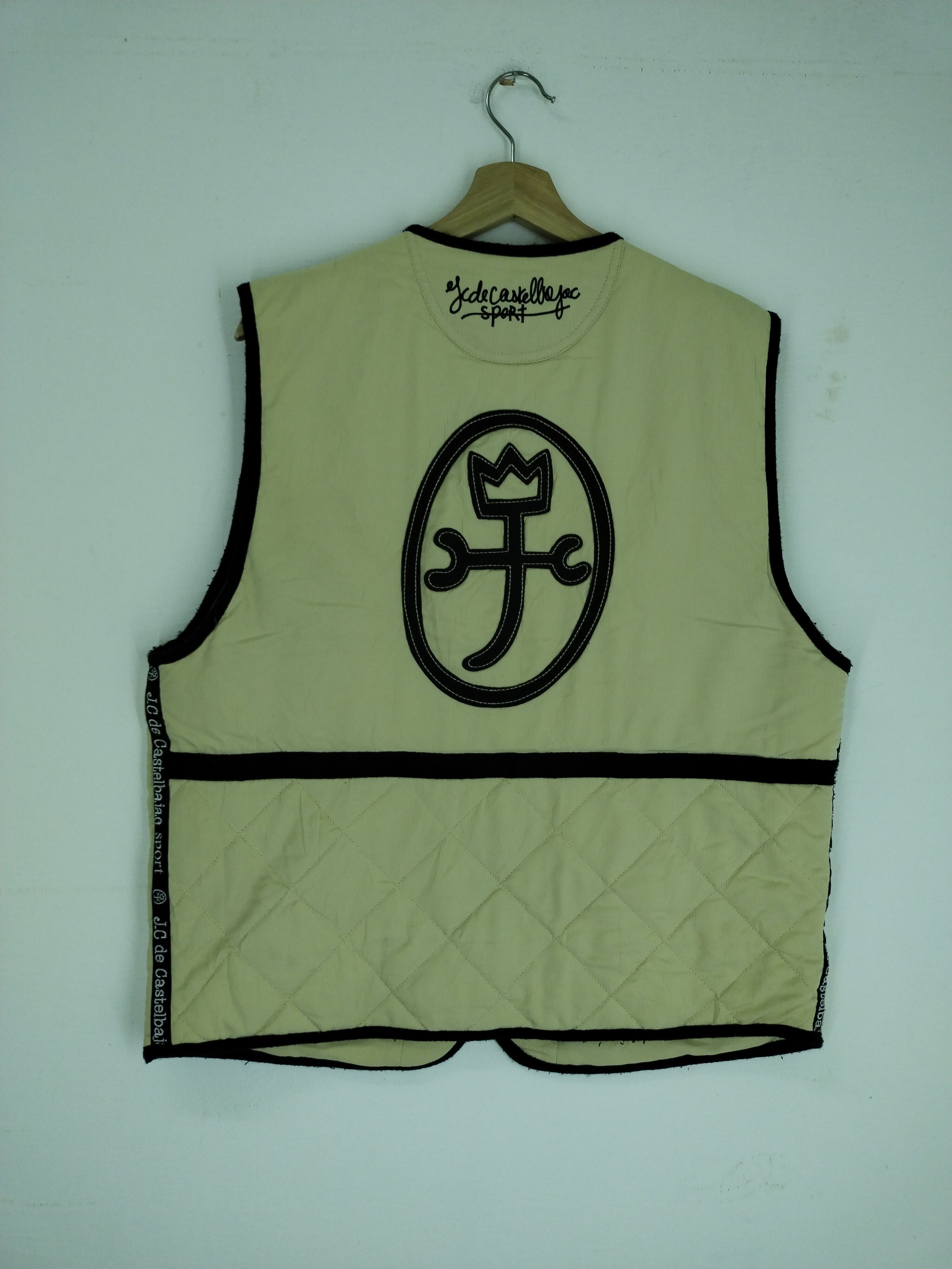 Jean Charles De Castelbajac Vintage Jean - Charles De Castelbajac Sport Big Logo Vest Size US L / EU 52-54 / 3 - 1 Thumbnail