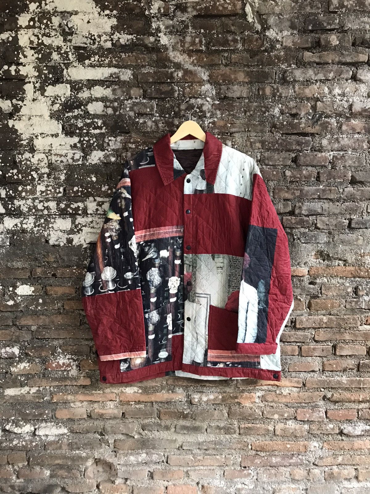 Paul Smith Vintage paul smith digital print corduroy jacket Size US L / EU 52-54 / 3 - 1 Thumbnail