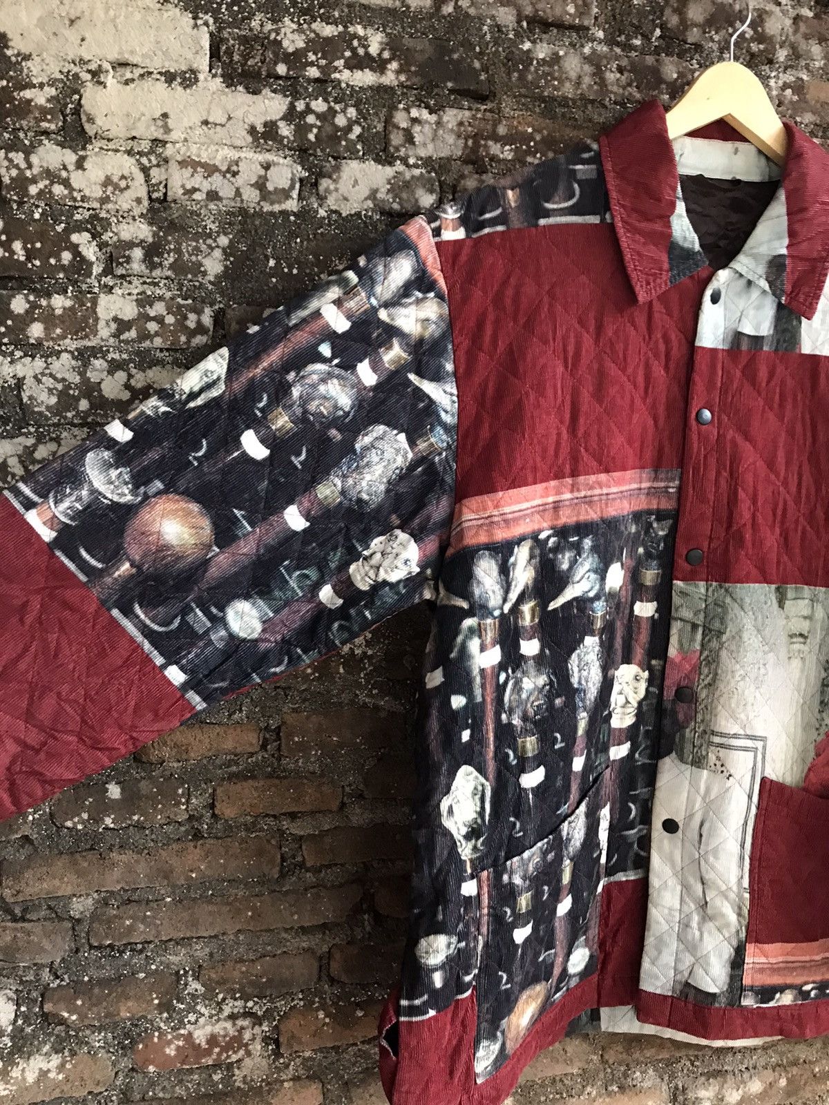 Paul Smith Vintage paul smith digital print corduroy jacket Size US L / EU 52-54 / 3 - 3 Thumbnail