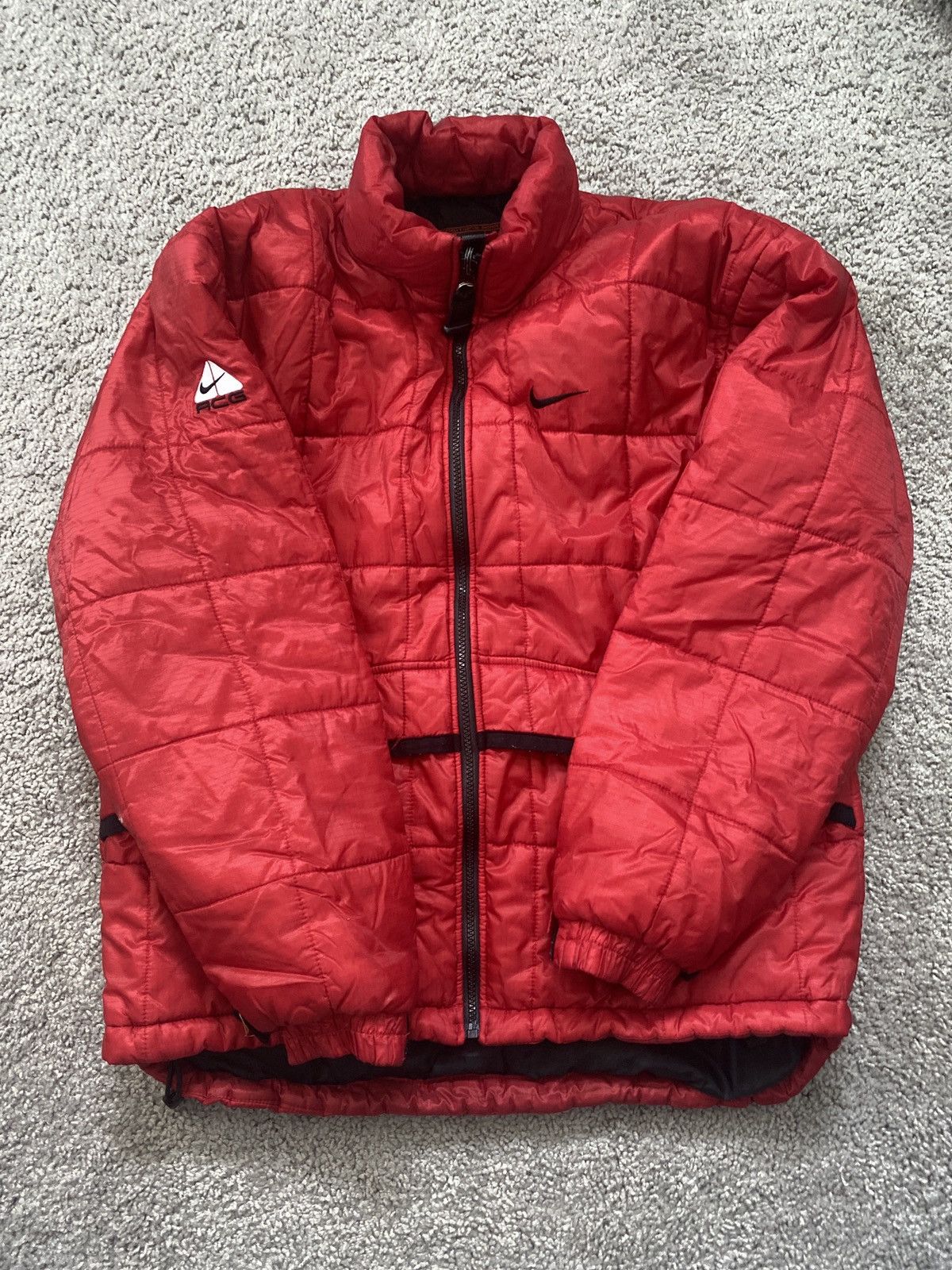 90'S Nike ACG Thermal Layer 2 Fleece Vest, Men's Size XL (approx.), Vintage polyester black type Vintage Second Hand