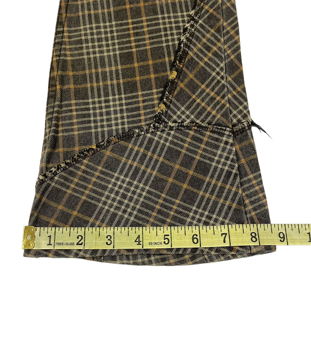 Hysteric Glamour Hysteric Glamour Plaid Patchwork Bootcut Pants Size US 32 / EU 48 - 17 Thumbnail