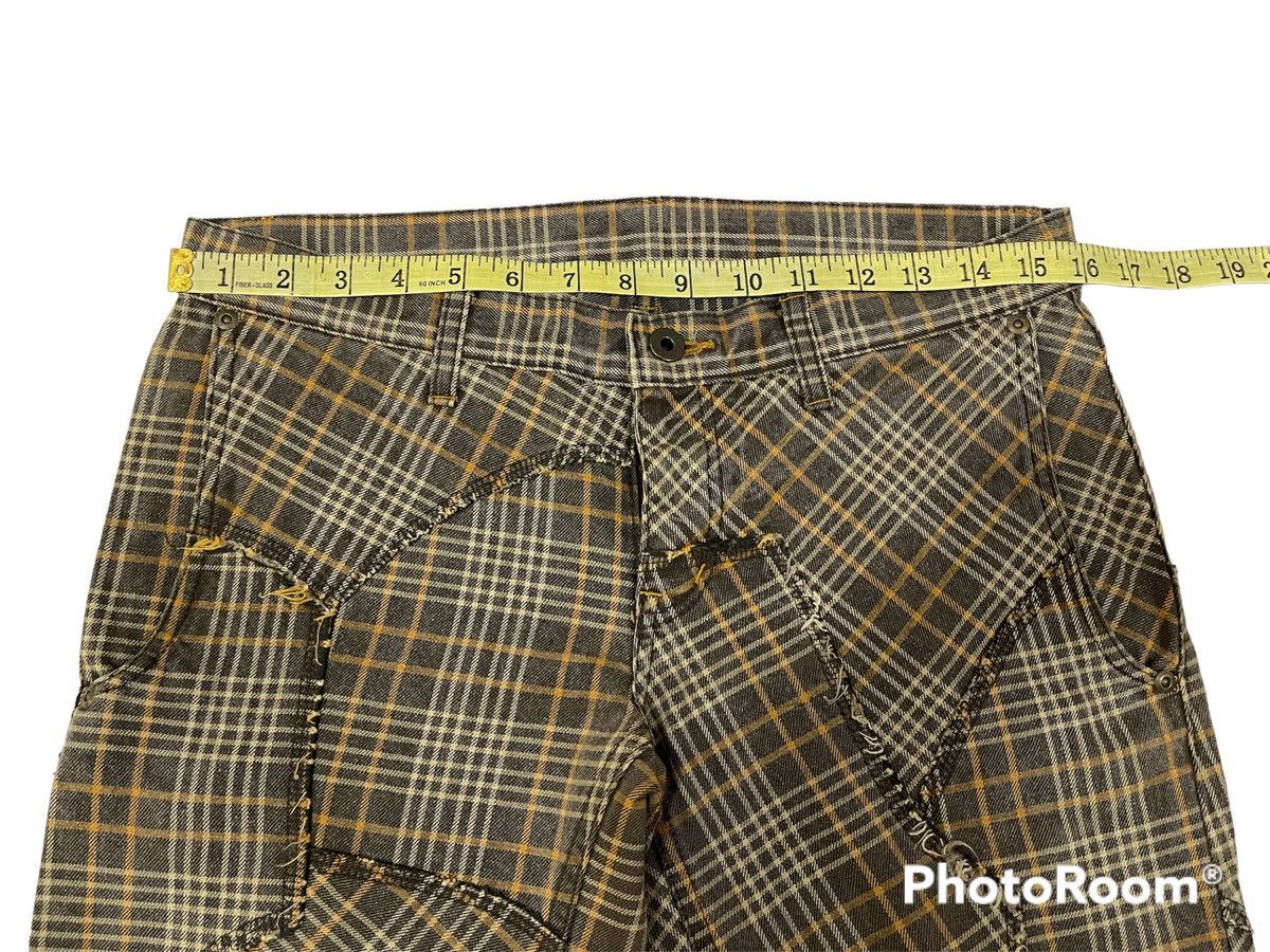 Hysteric Glamour Hysteric Glamour Plaid Patchwork Bootcut Pants Size US 32 / EU 48 - 12 Thumbnail