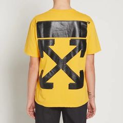 Off-White c/o Virgil Abloh X Champion Yellow T-shirt for Men