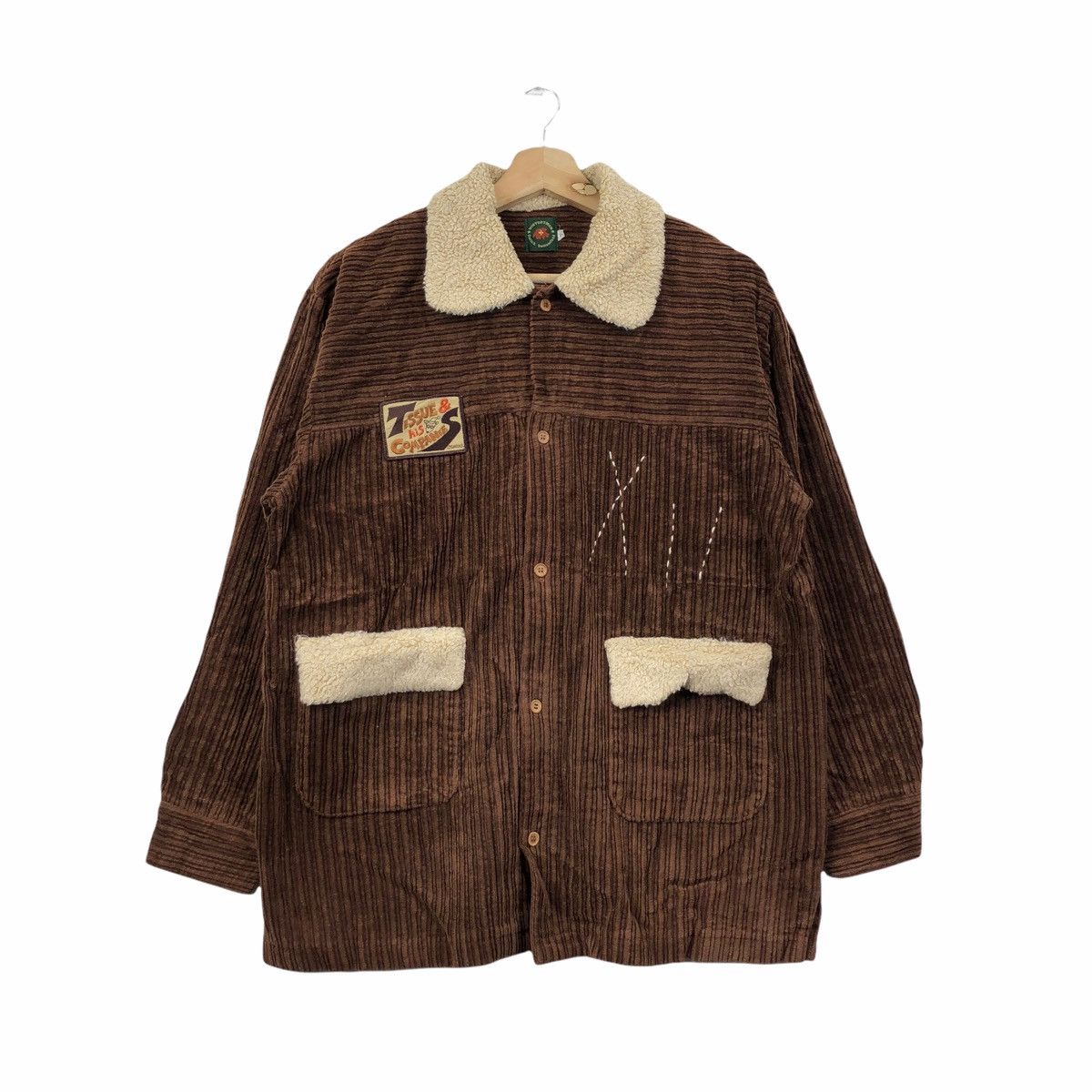 Vintage Winterthur Zurich Switzerland Button Down Corduroy