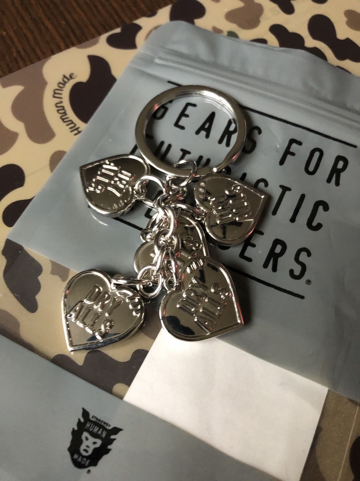 Human Made Human Made Nigo Hearts Keychain New Size ONE SIZE - 2 Thumbnail