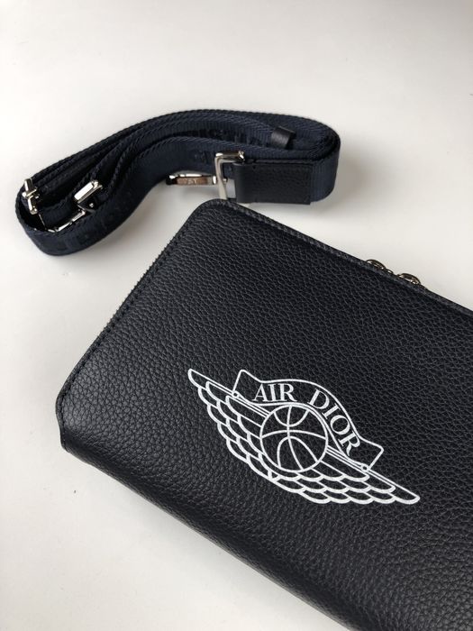 Dior x Jordan Wings Messenger Bag Navy