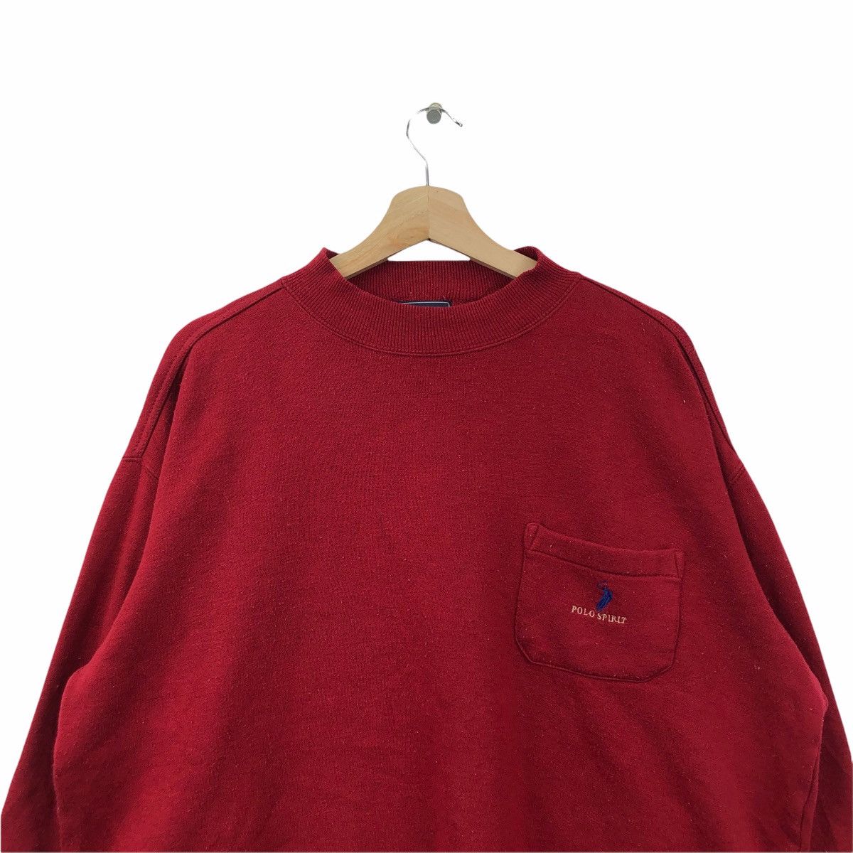 Vintage Polo Spirit Small Pony Single Pocket Jumper Pullover