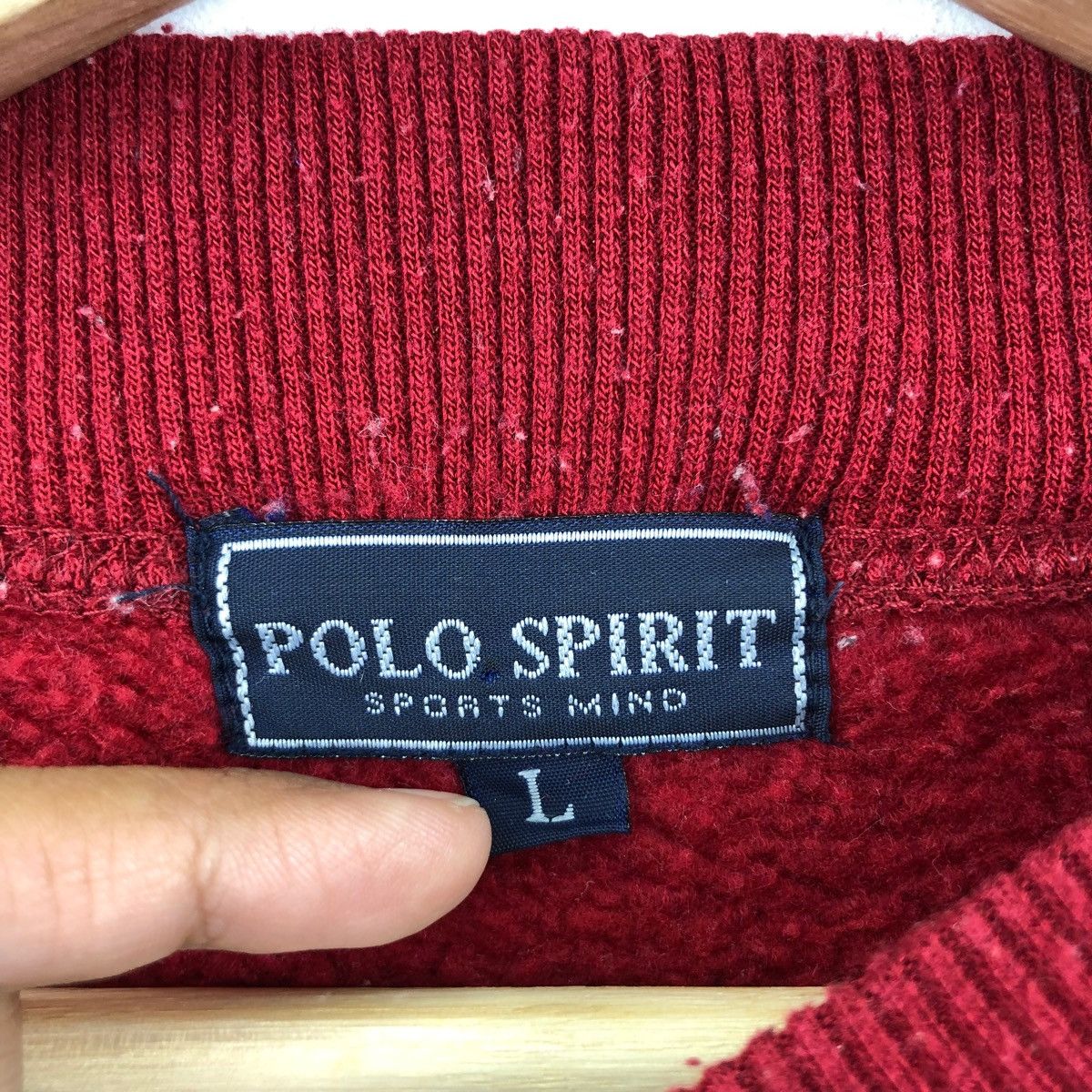 Vintage Polo Spirit Small Pony Single Pocket Jumper Pullover