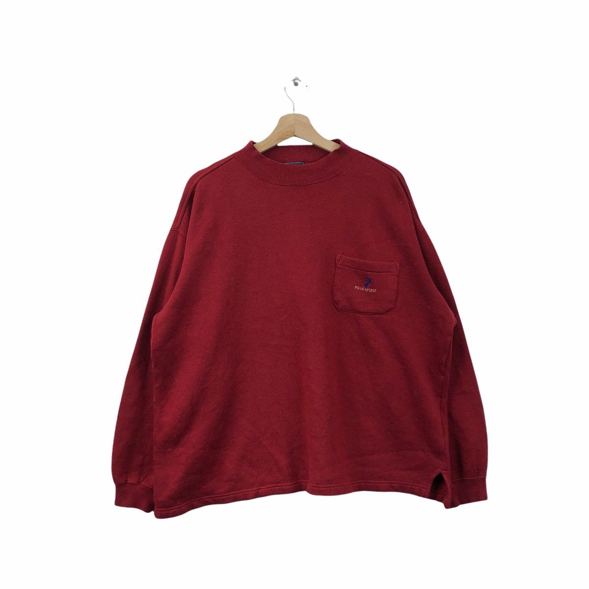 Vintage Polo Spirit Small Pony Single Pocket Jumper Pullover