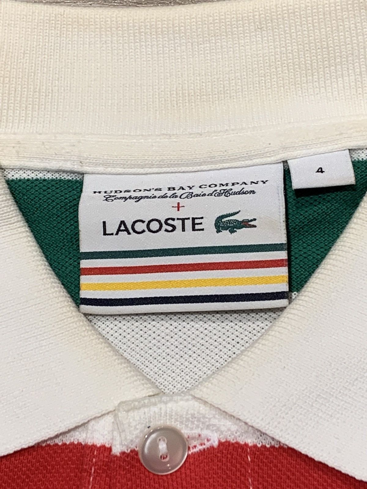 Hudsons Bay Lacoste Hudson s Bay x Lacoste Polo Grailed