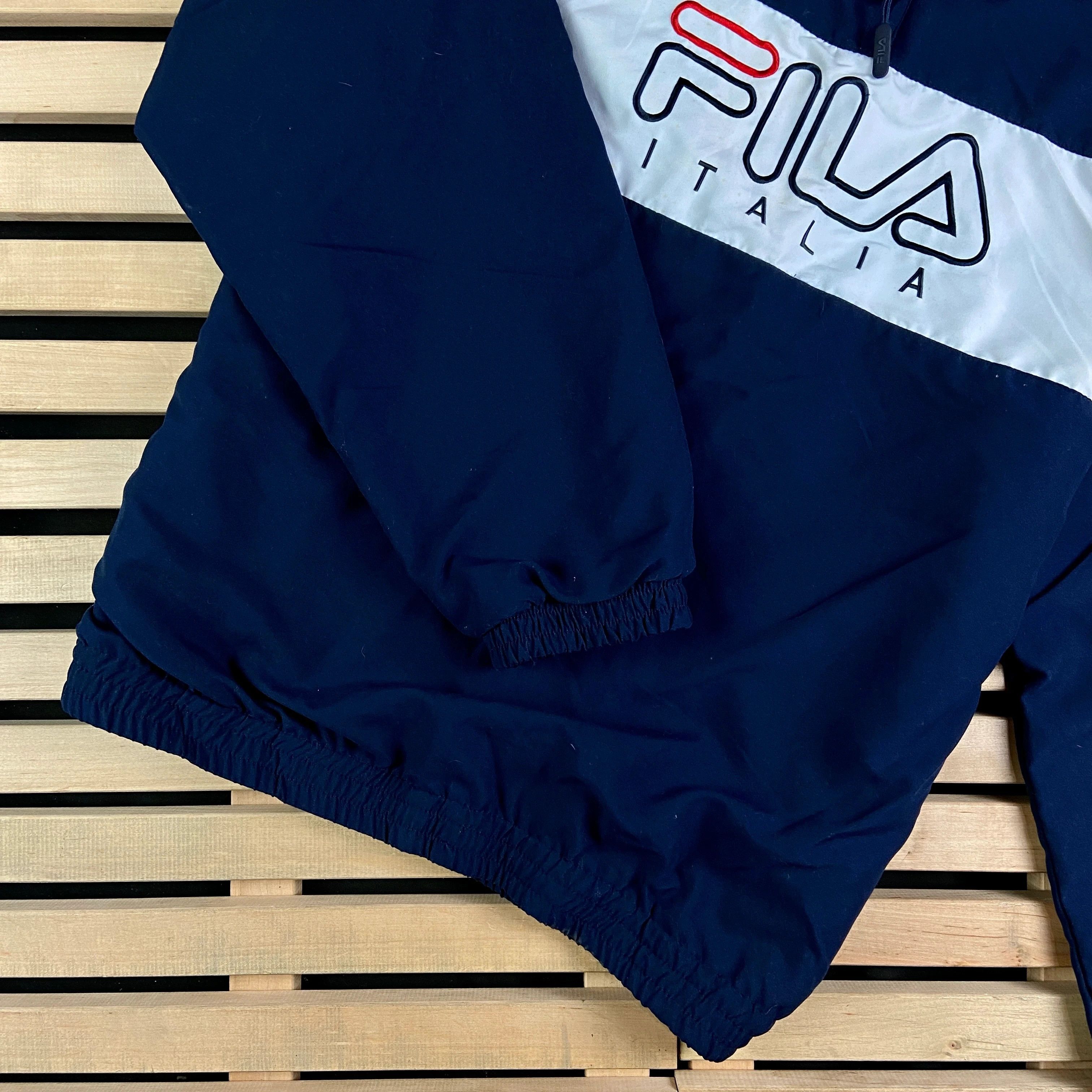 Fila × Vintage Pullover Jacket Fila Italia Anorak Size XXL 2XL Vintage Size US XXL / EU 58 / 5 - 3 Thumbnail