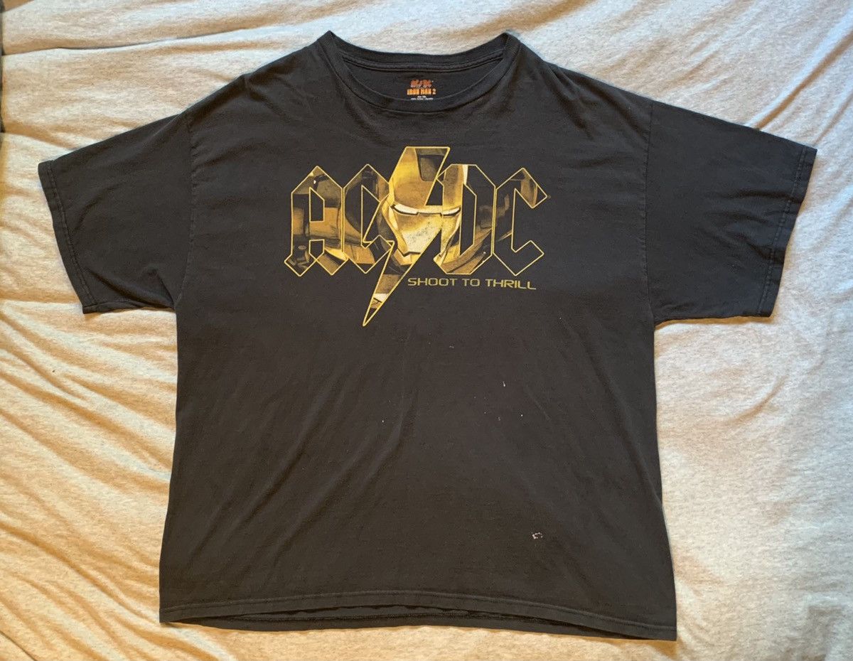 AC/DC Iron Man 2 Shoot to Thrill T Shirt