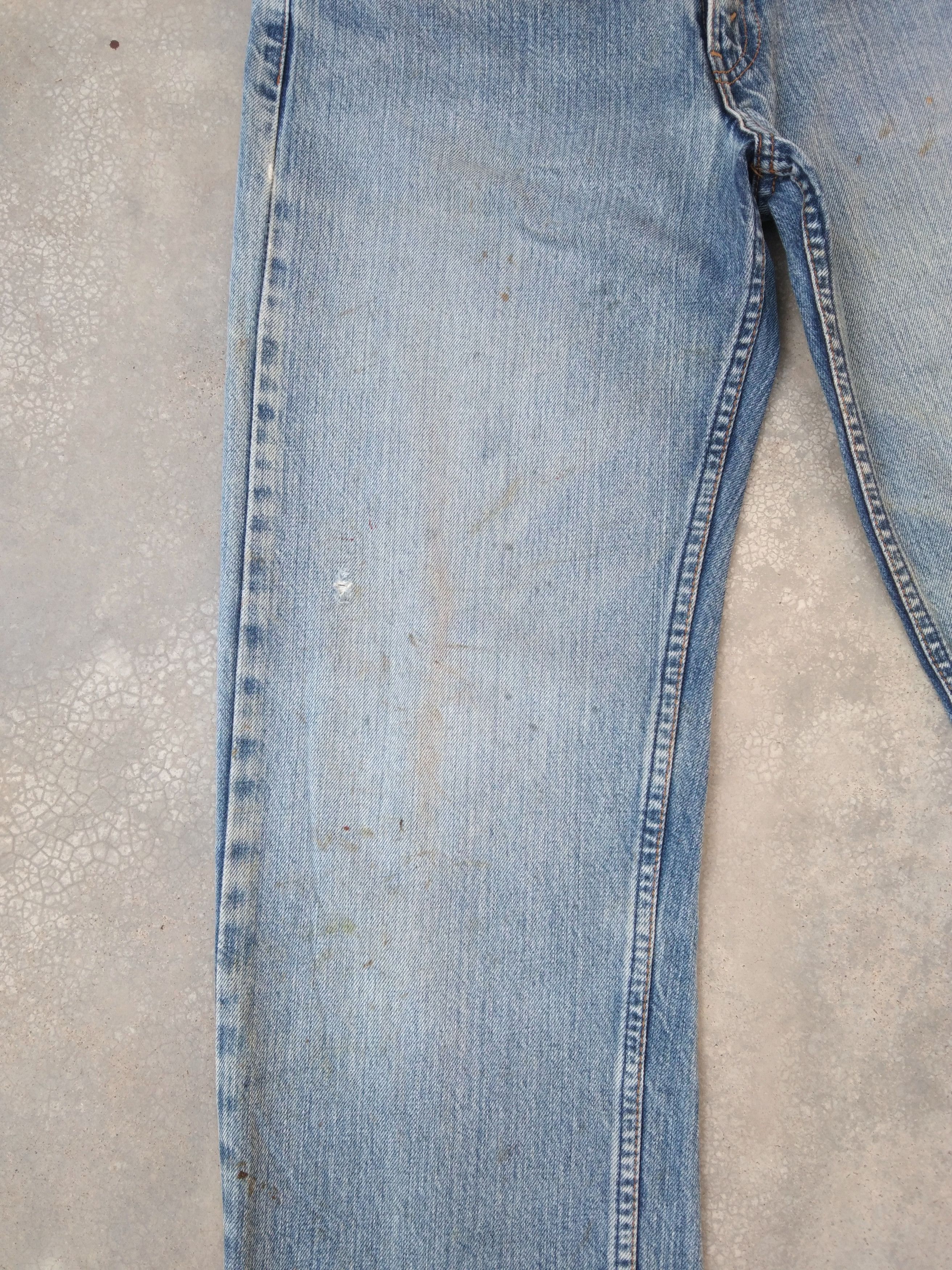 Jean × Levi's × Vintage 90s Vintage Levis 512 Distressed Jeans 28x29.5 Size US 28 / EU 44 - 5 Thumbnail