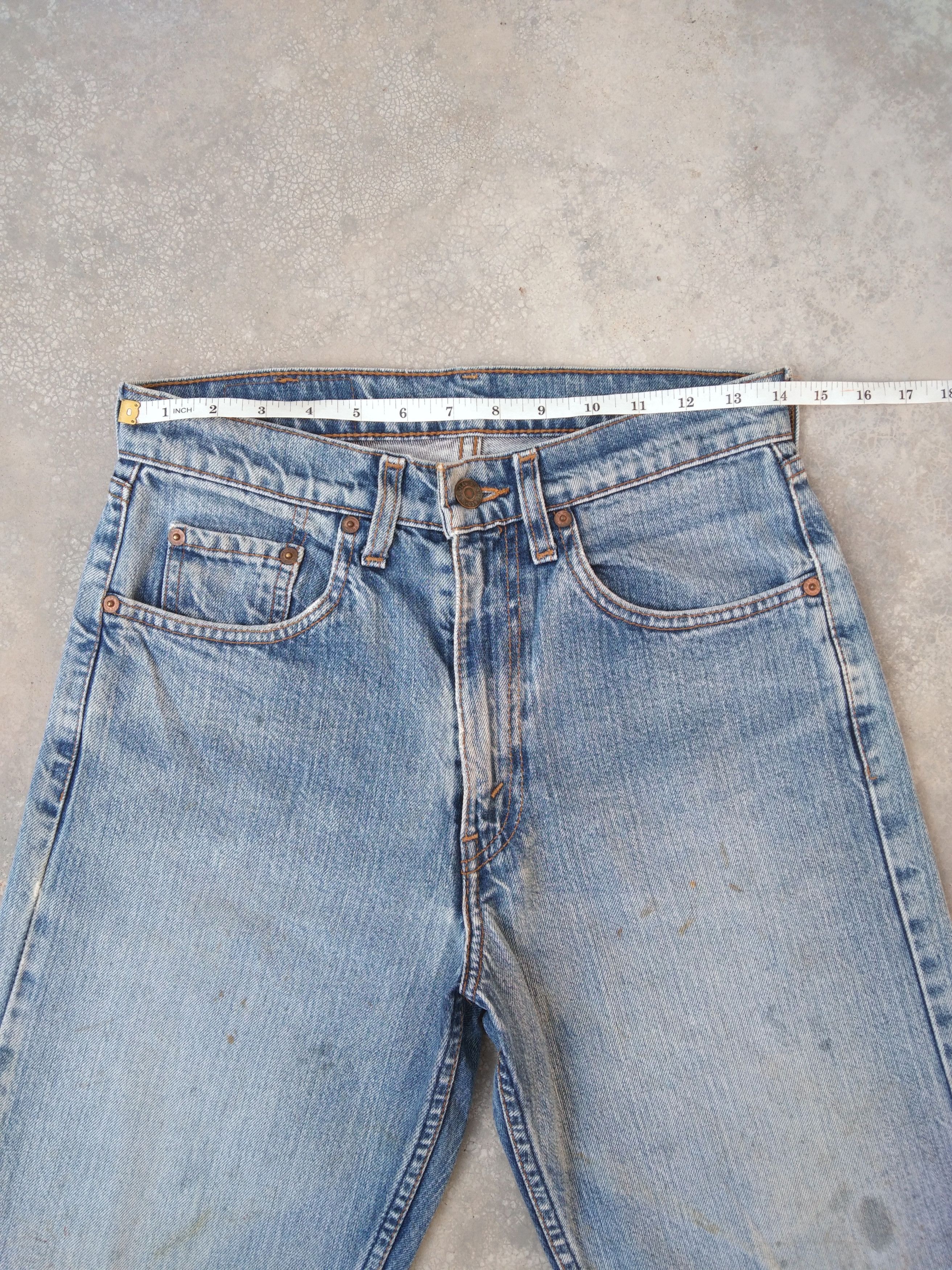 Jean × Levi's × Vintage 90s Vintage Levis 512 Distressed Jeans 28x29.5 Size US 28 / EU 44 - 7 Thumbnail