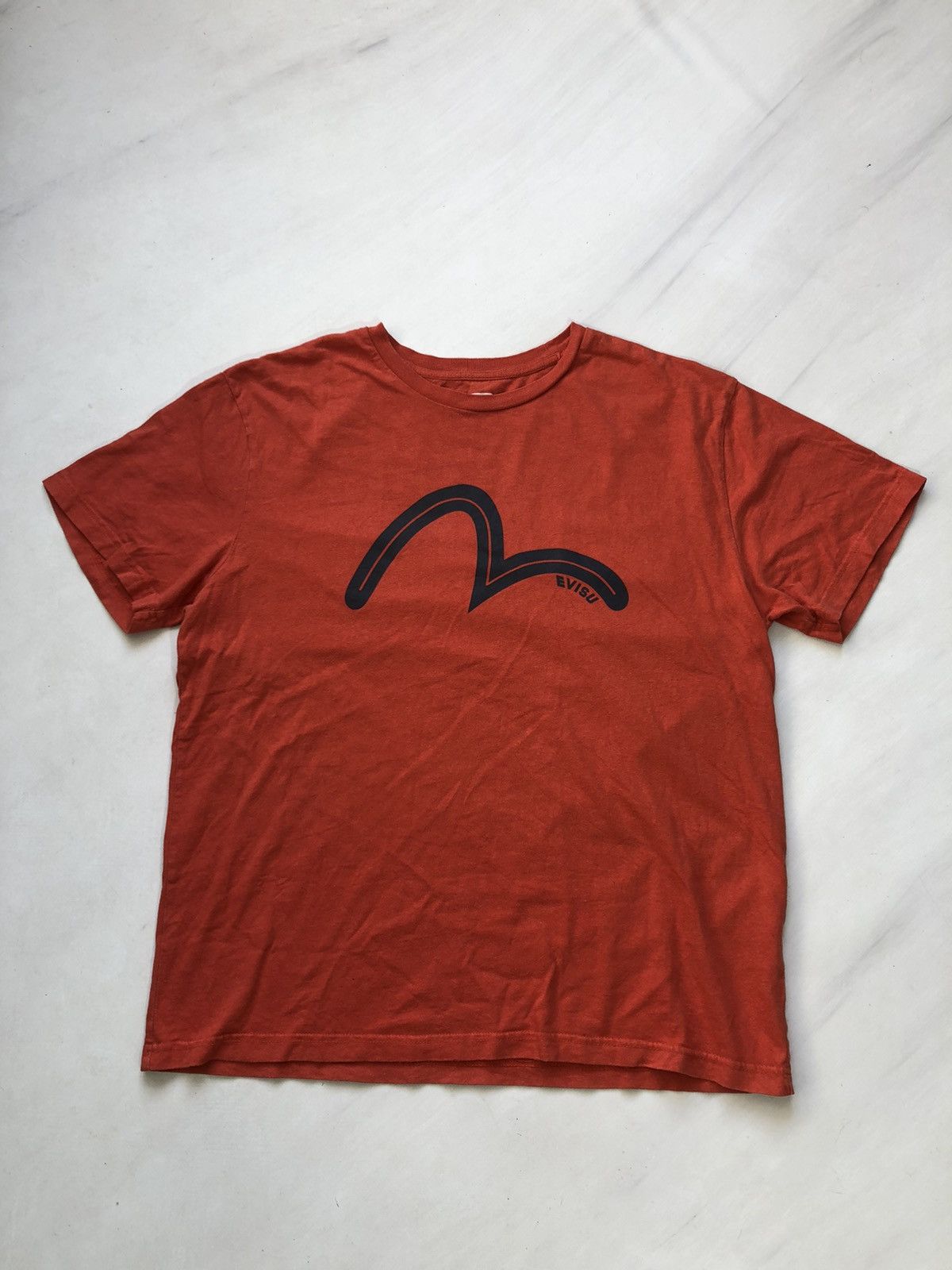 Evisu × Japanese Brand × Vintage Y2K Evisu Big Logo T-Shirt vintage Size US XXL / EU 58 / 5 - 1 Thumbnail