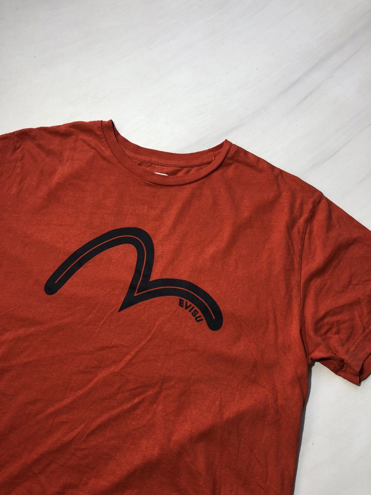 Evisu × Japanese Brand × Vintage Y2K Evisu Big Logo T-Shirt vintage Size US XXL / EU 58 / 5 - 2 Thumbnail
