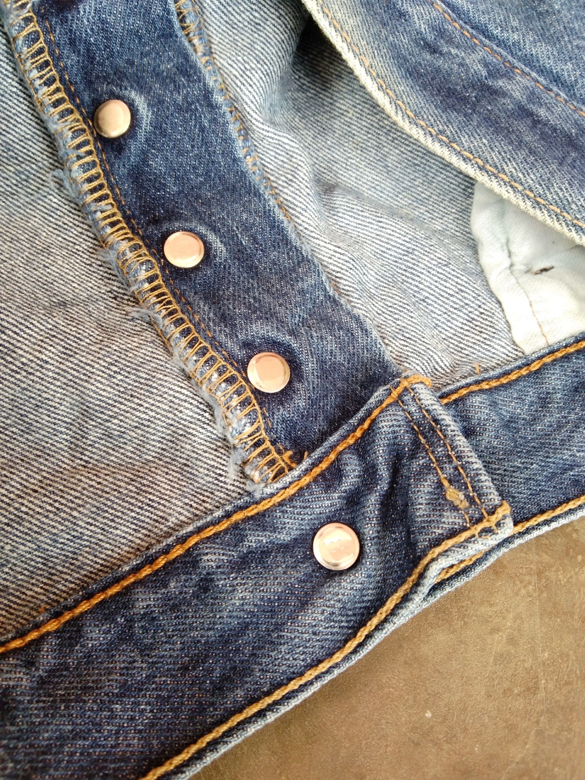 Levi's Vintage Levi's 501 Straight Leg Distressed Jeans 36x32 Size US 36 / EU 52 - 7 Thumbnail