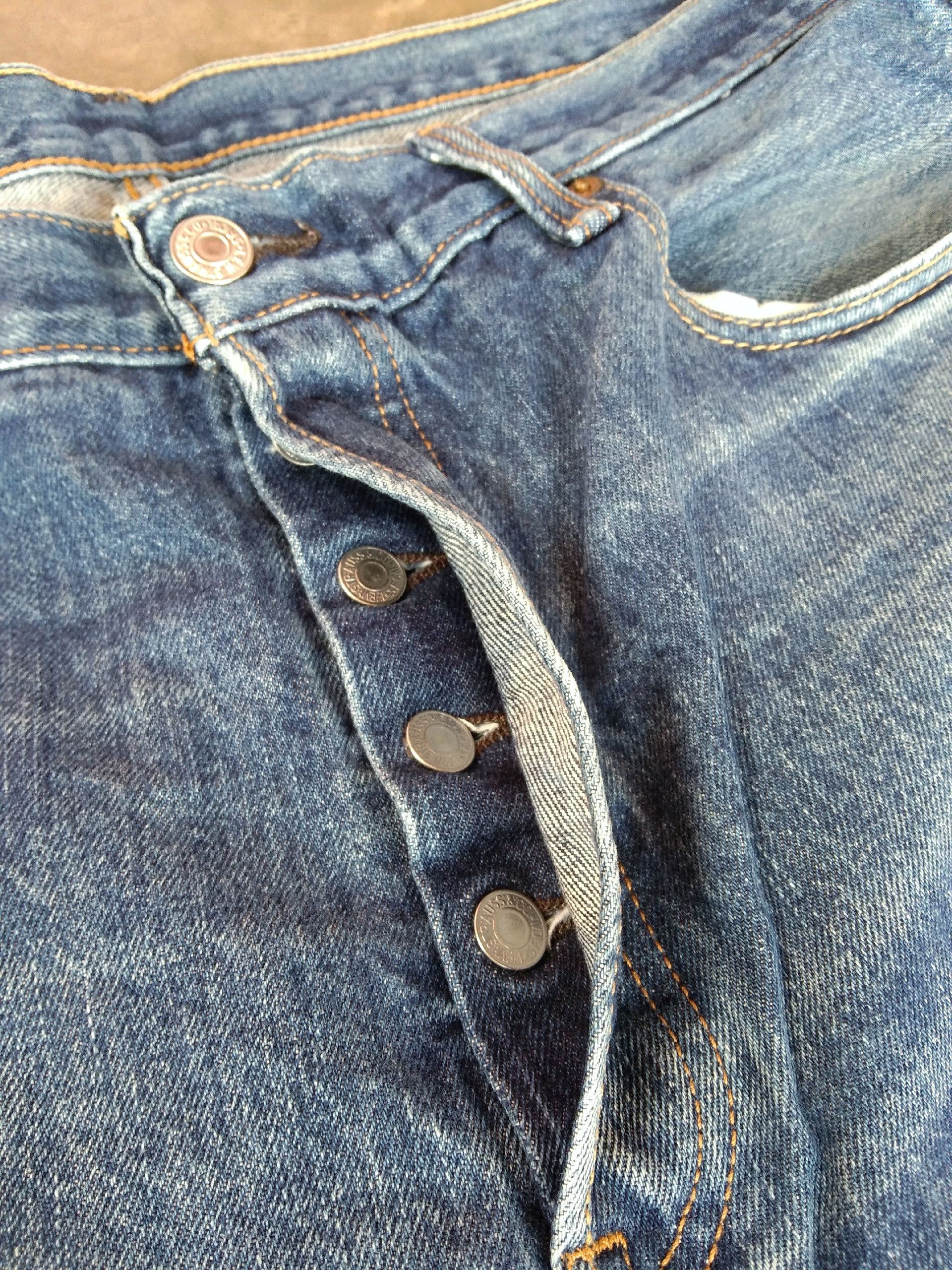 Levi's Vintage Levi's 501 Straight Leg Distressed Jeans 36x32 Size US 36 / EU 52 - 6 Thumbnail