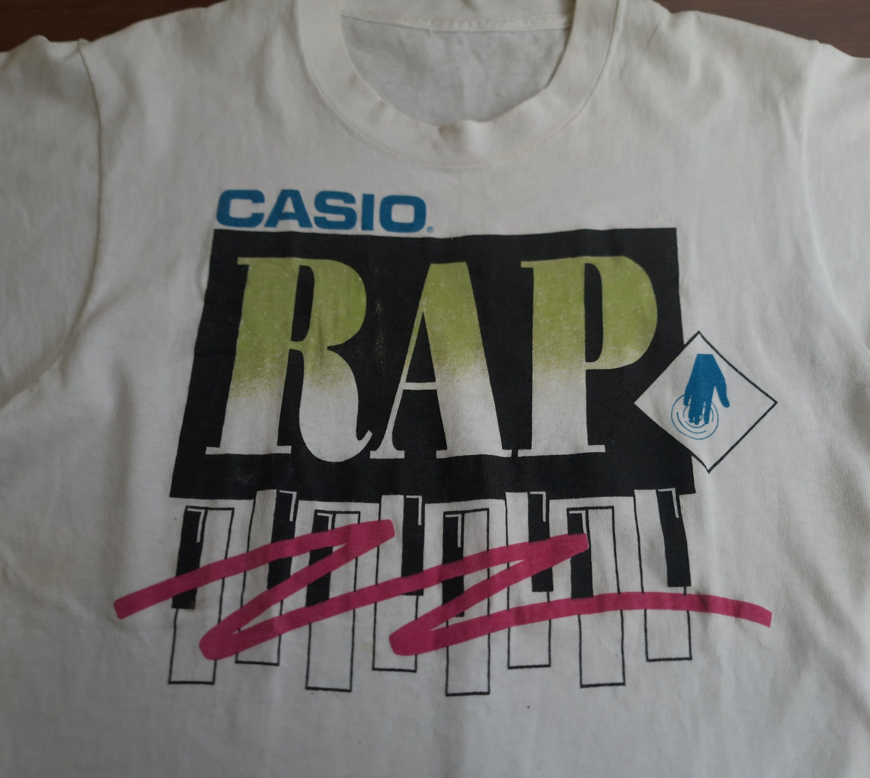 Casio Vintage 90s CASIO RAP TEES Promo T shirt Size US M / EU 48-50 / 2 - 4 Thumbnail