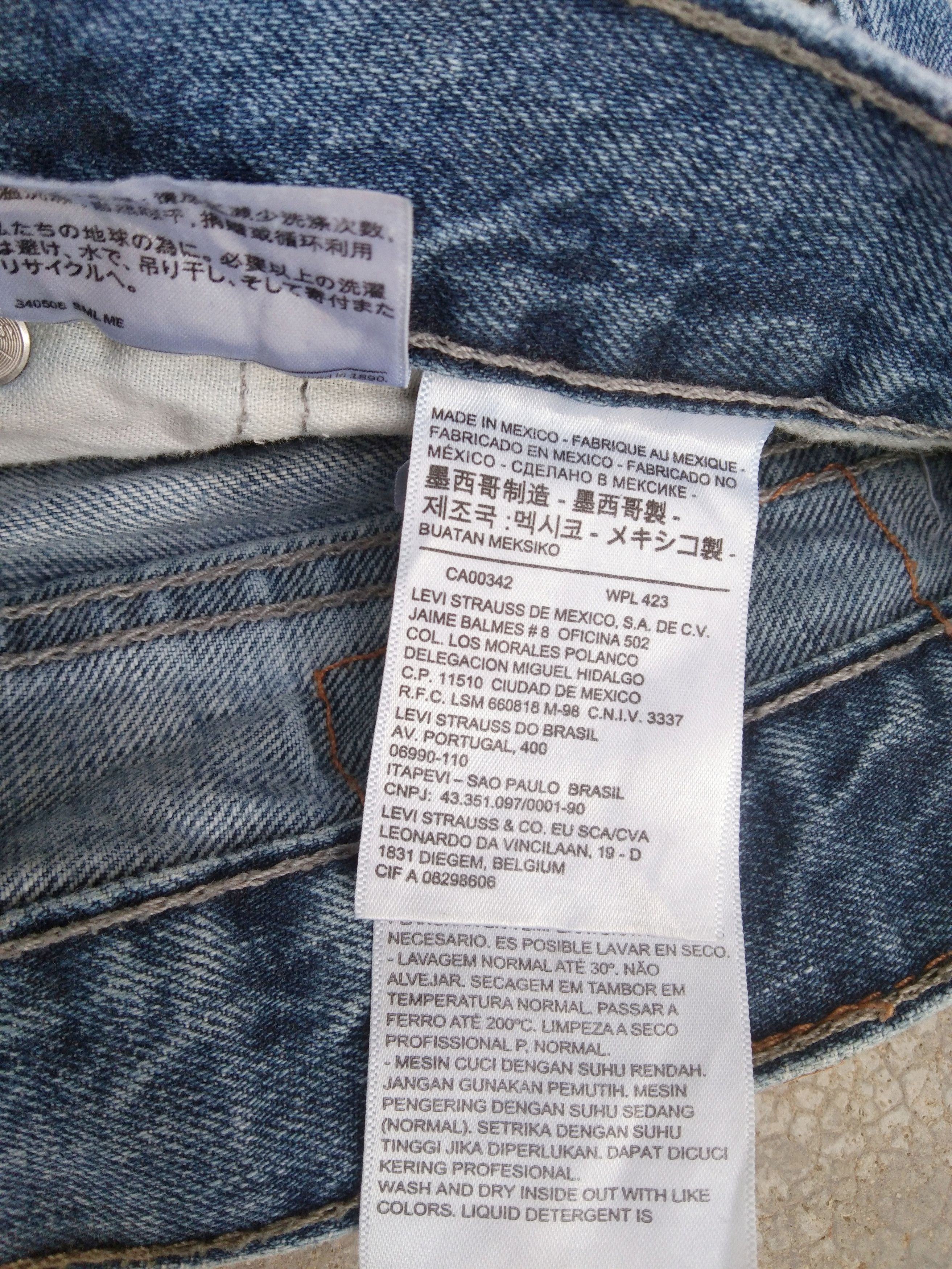 Jean × Levi's × Vintage Vintage Levis 514 Blue Wash Jeans 30x30 Size US 30 / EU 46 - 7 Thumbnail