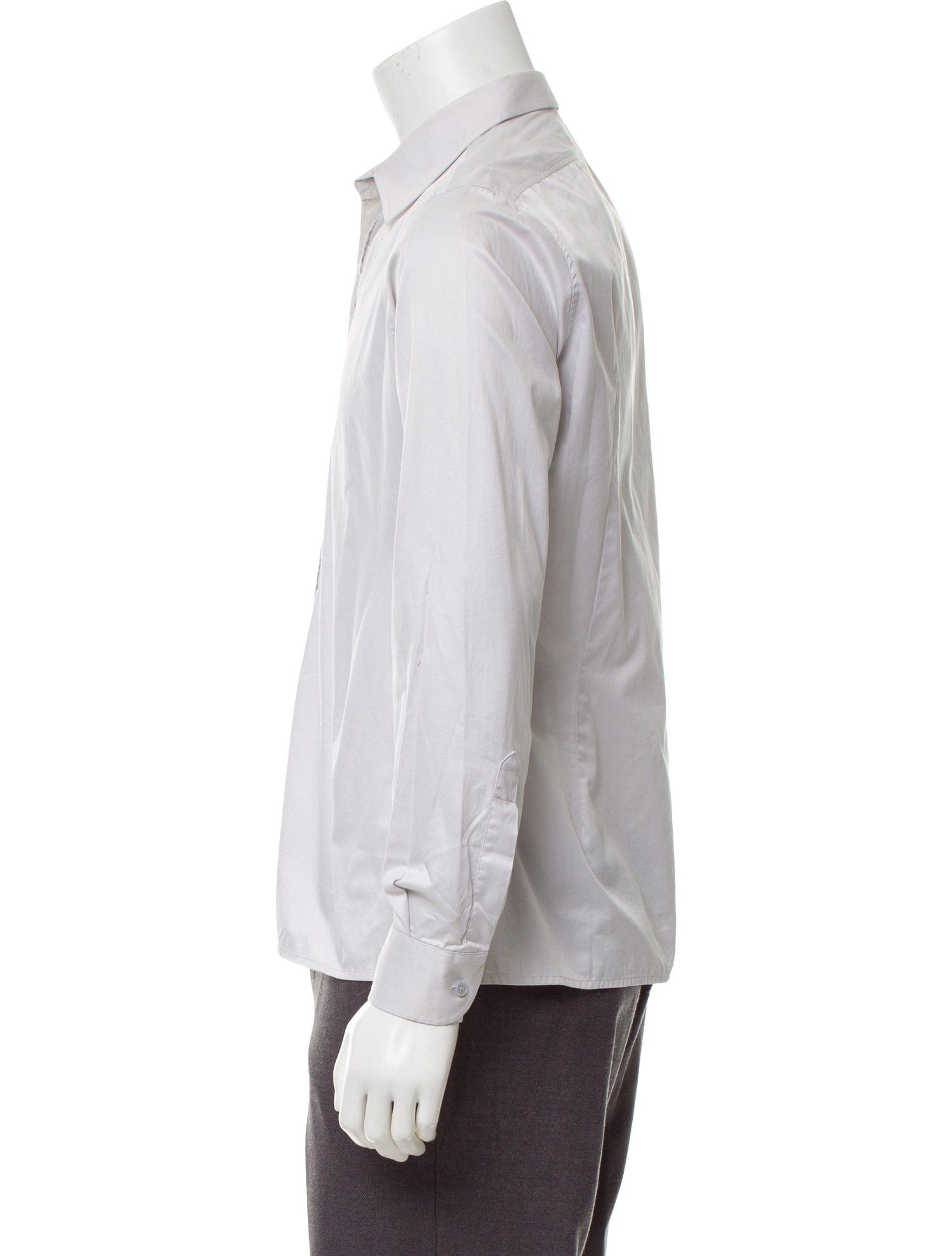 Raf Simons FW07 Heather Gray Woven Shirt Size US L / EU 52-54 / 3 - 4 Thumbnail