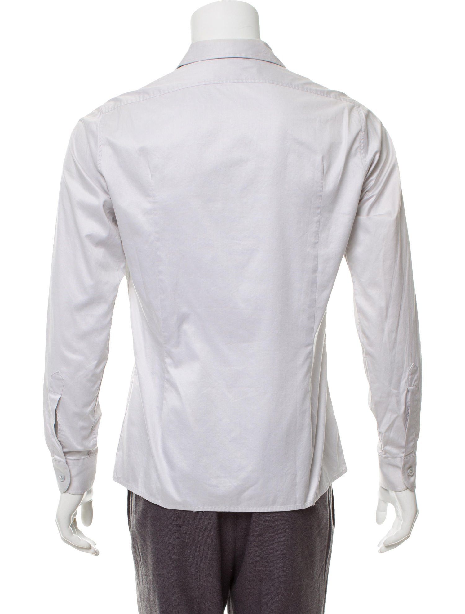 Raf Simons FW07 Heather Gray Woven Shirt Size US L / EU 52-54 / 3 - 3 Thumbnail
