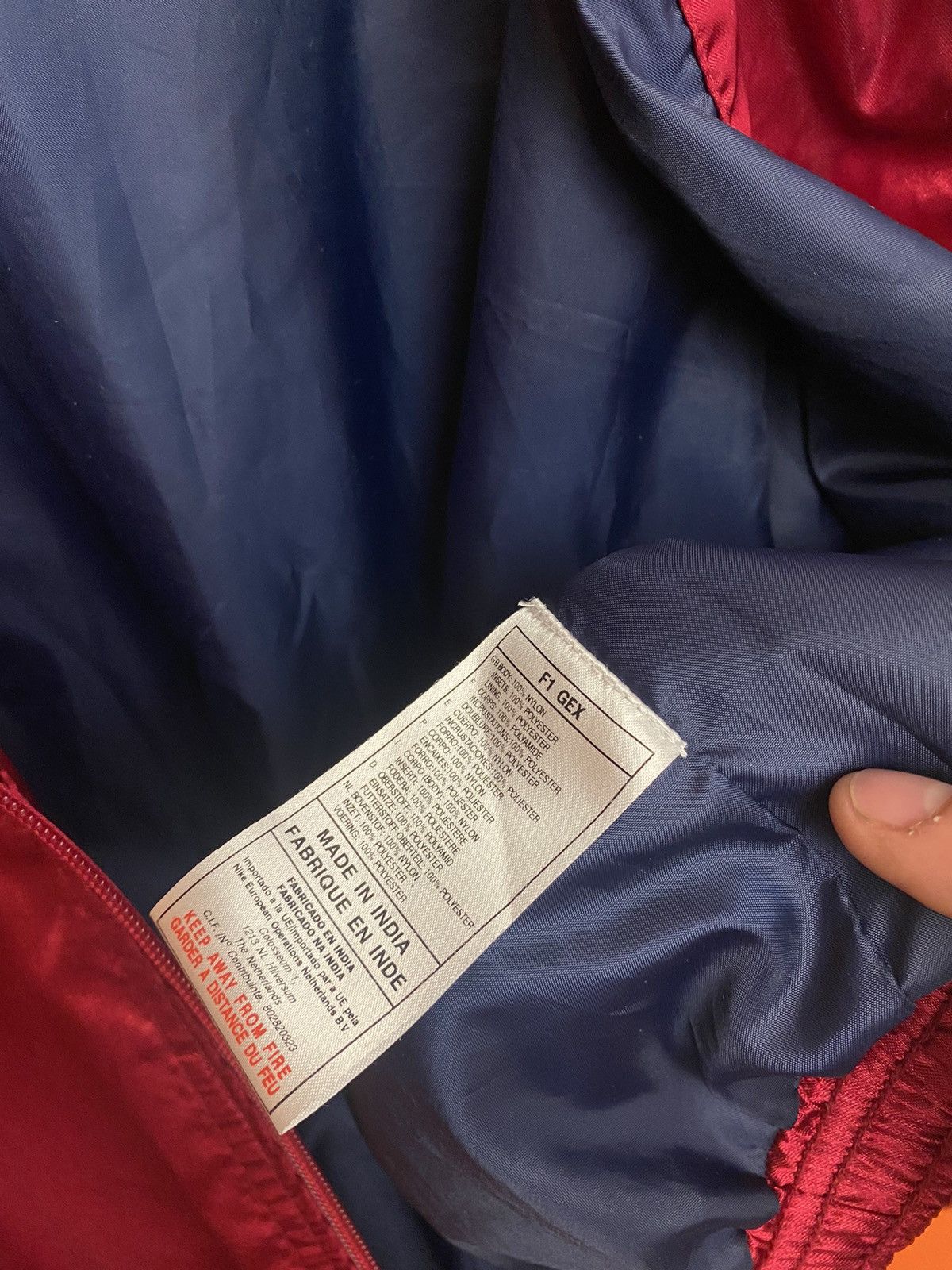 Vintage Nike Vintage Light Jacket 💨💨💨💨🦑🦑 Size US L / EU 52-54 / 3 - 8 Thumbnail