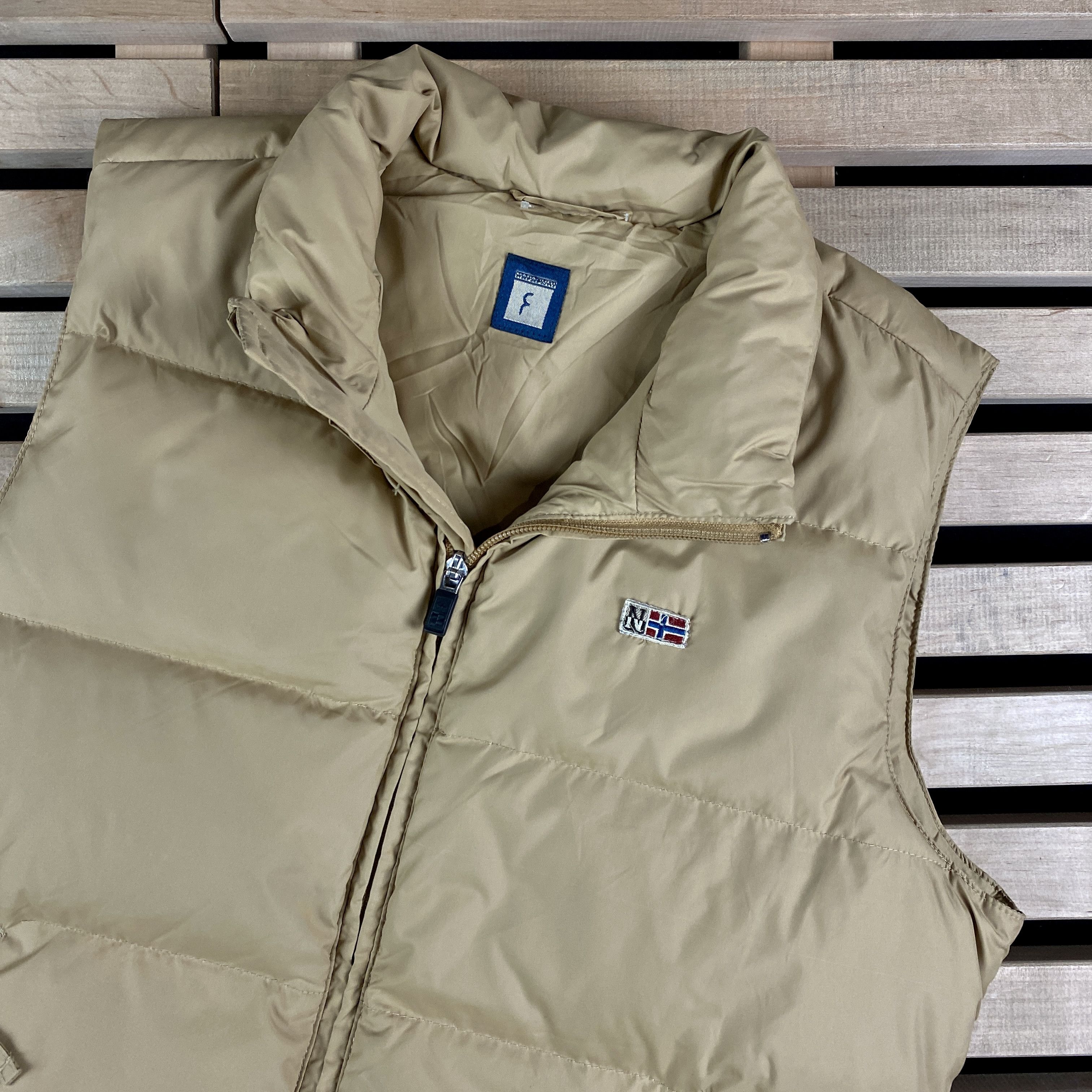 Napapijri × Vintage Mens Puffer Vest Jacket Napapijri Size S Size US S / EU 44-46 / 1 - 2 Thumbnail