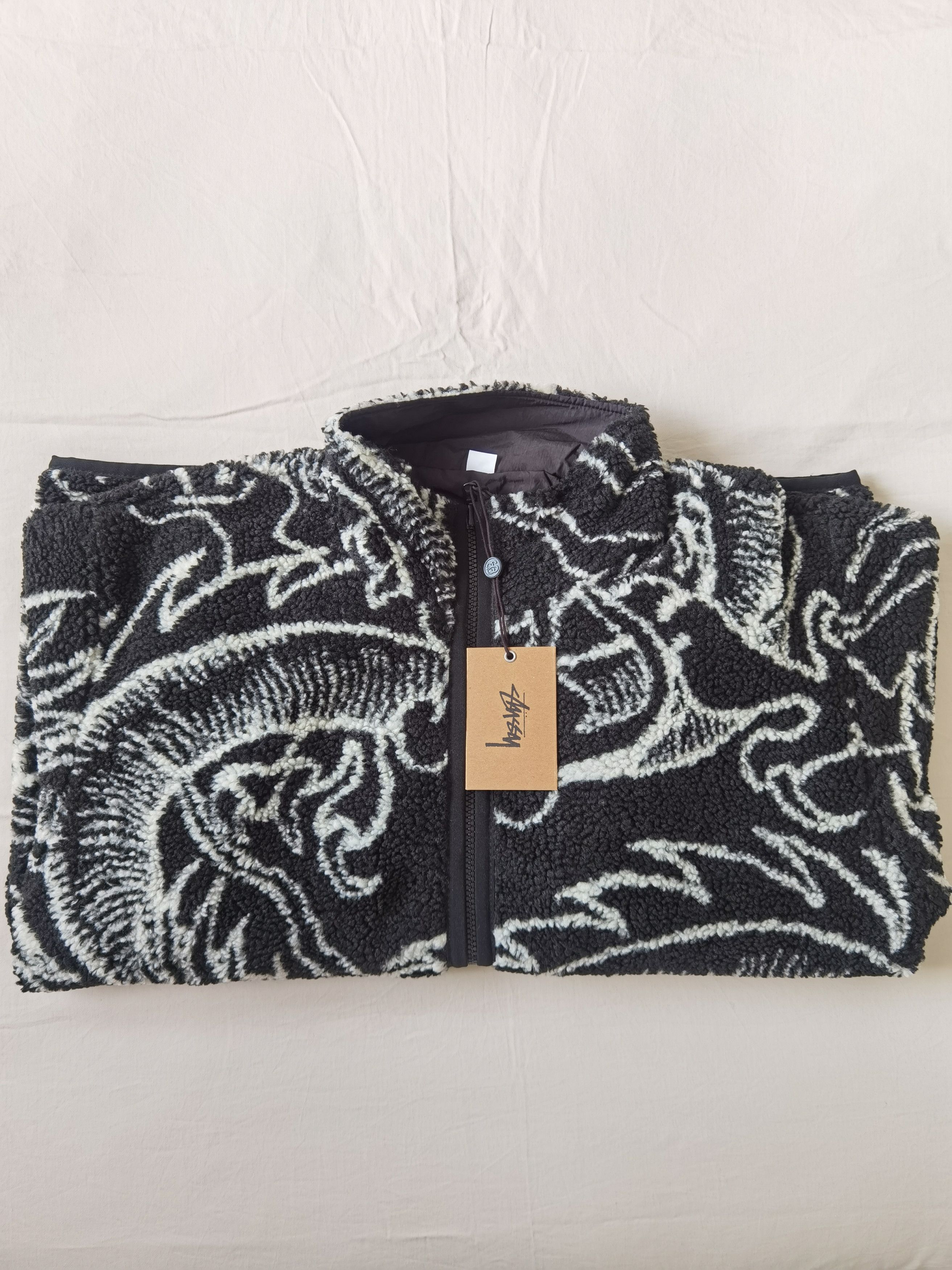 Stussy Stussy Dragon Sherpa Jacket Size US L / EU 52-54 / 3 - 11 Thumbnail