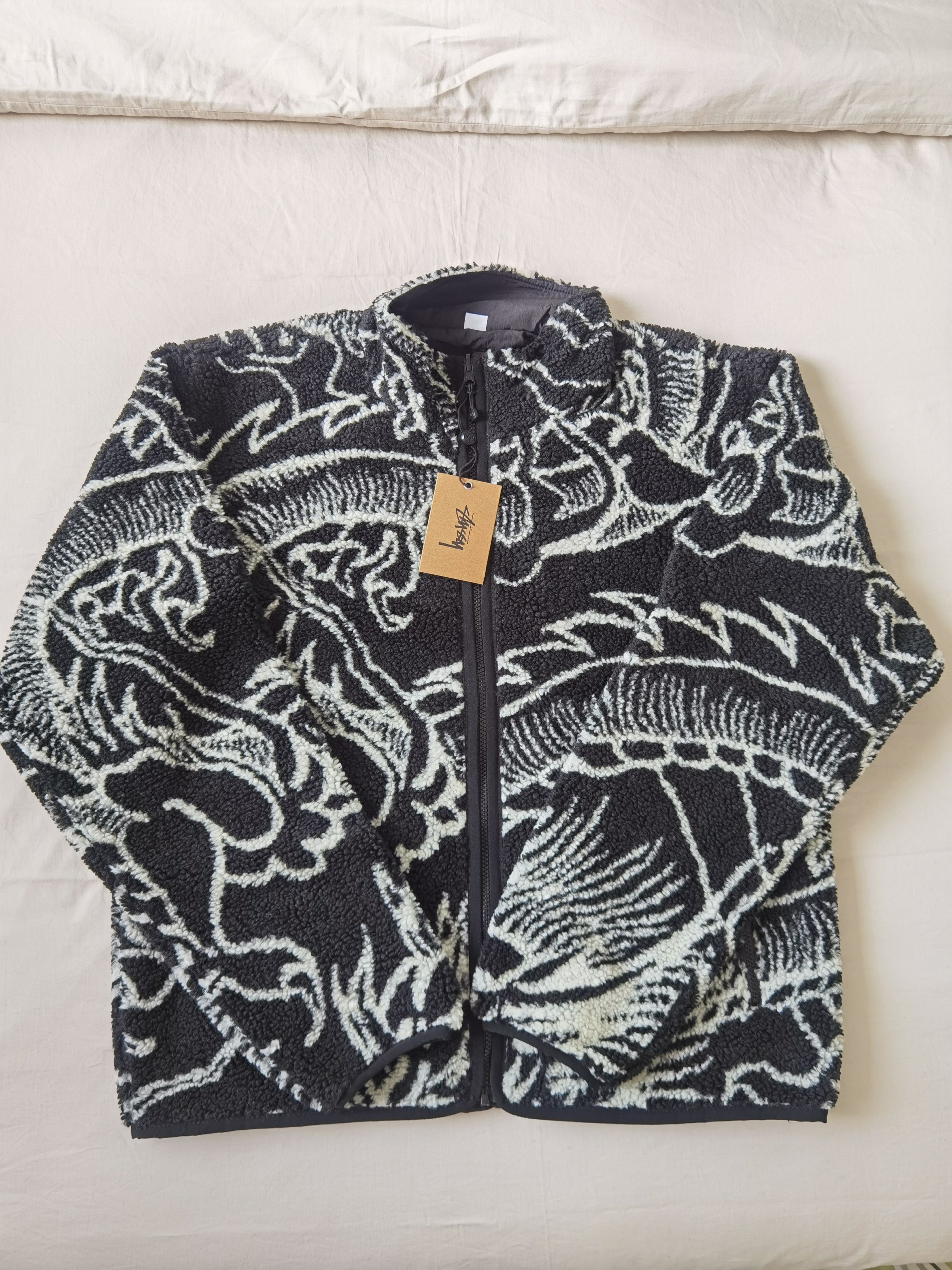 Stussy Stussy Dragon Sherpa Jacket Size US L / EU 52-54 / 3 - 2 Thumbnail