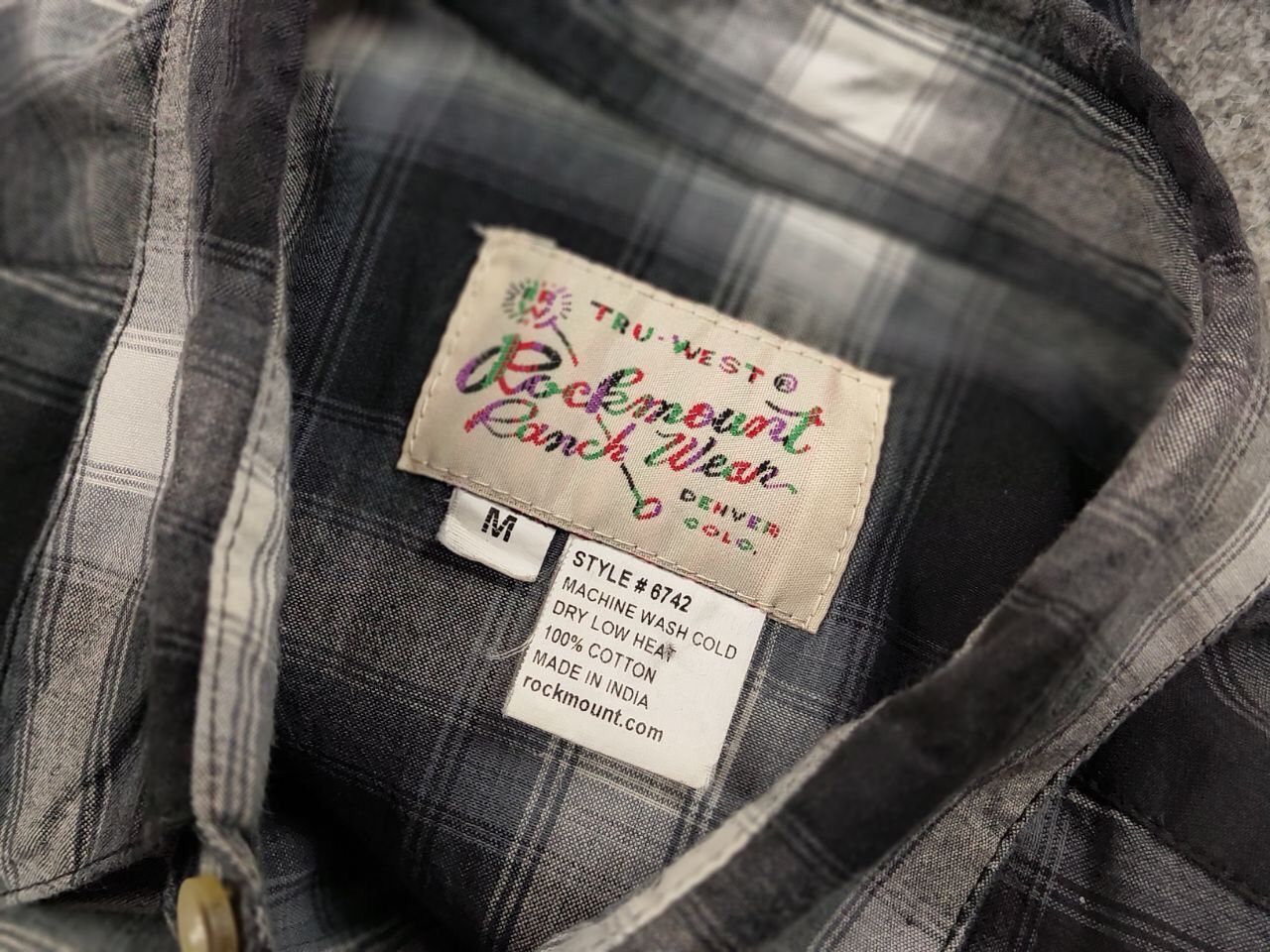 Rockmount Ranch Wear Vintage 90s Rockmount Ranch Wear Checked Button Up Shirt Size US M / EU 48-50 / 2 - 20 Thumbnail