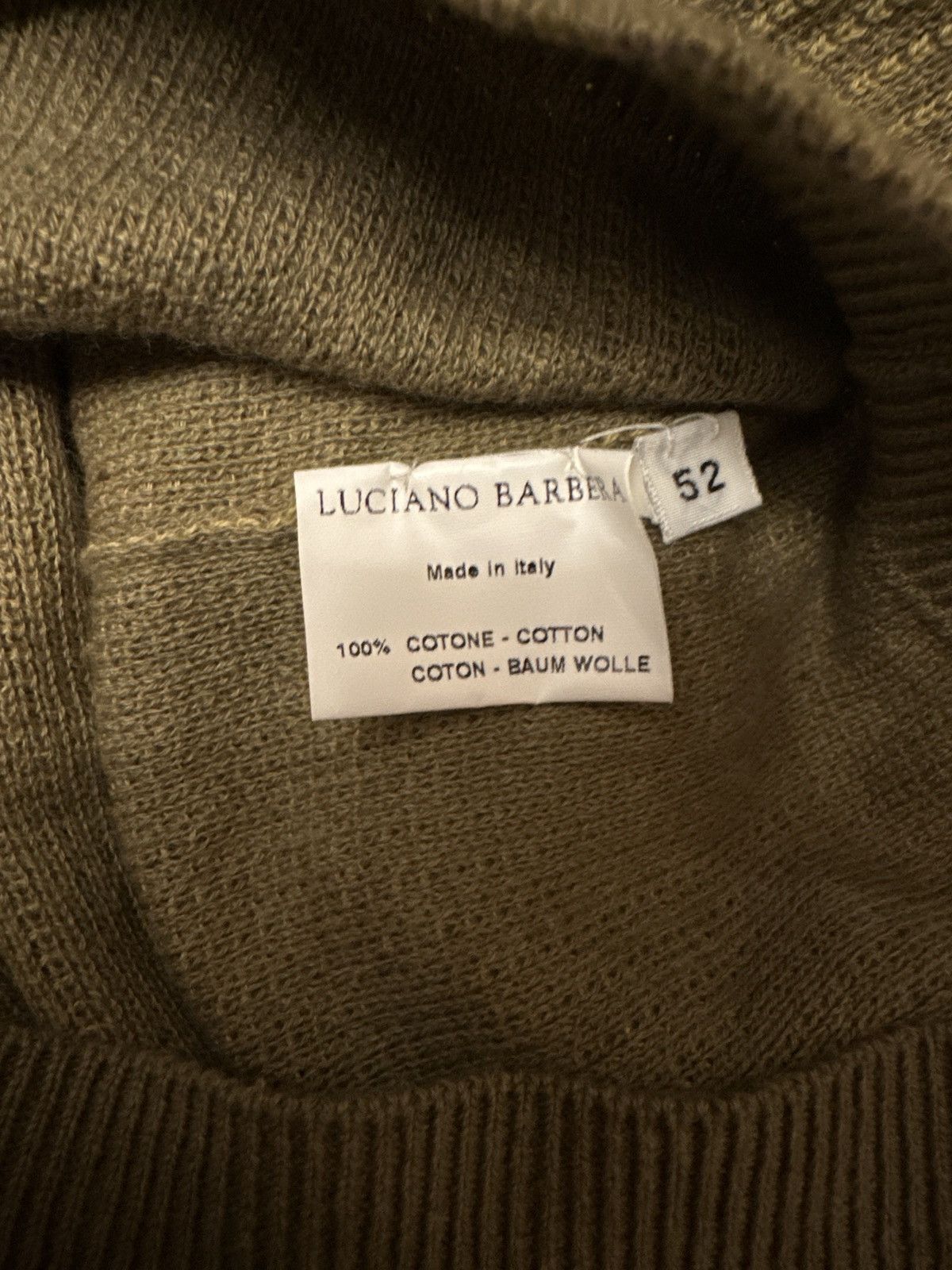 Luciano Barbera Luciano Barbera knit Size US L / EU 52-54 / 3 - 4 Thumbnail
