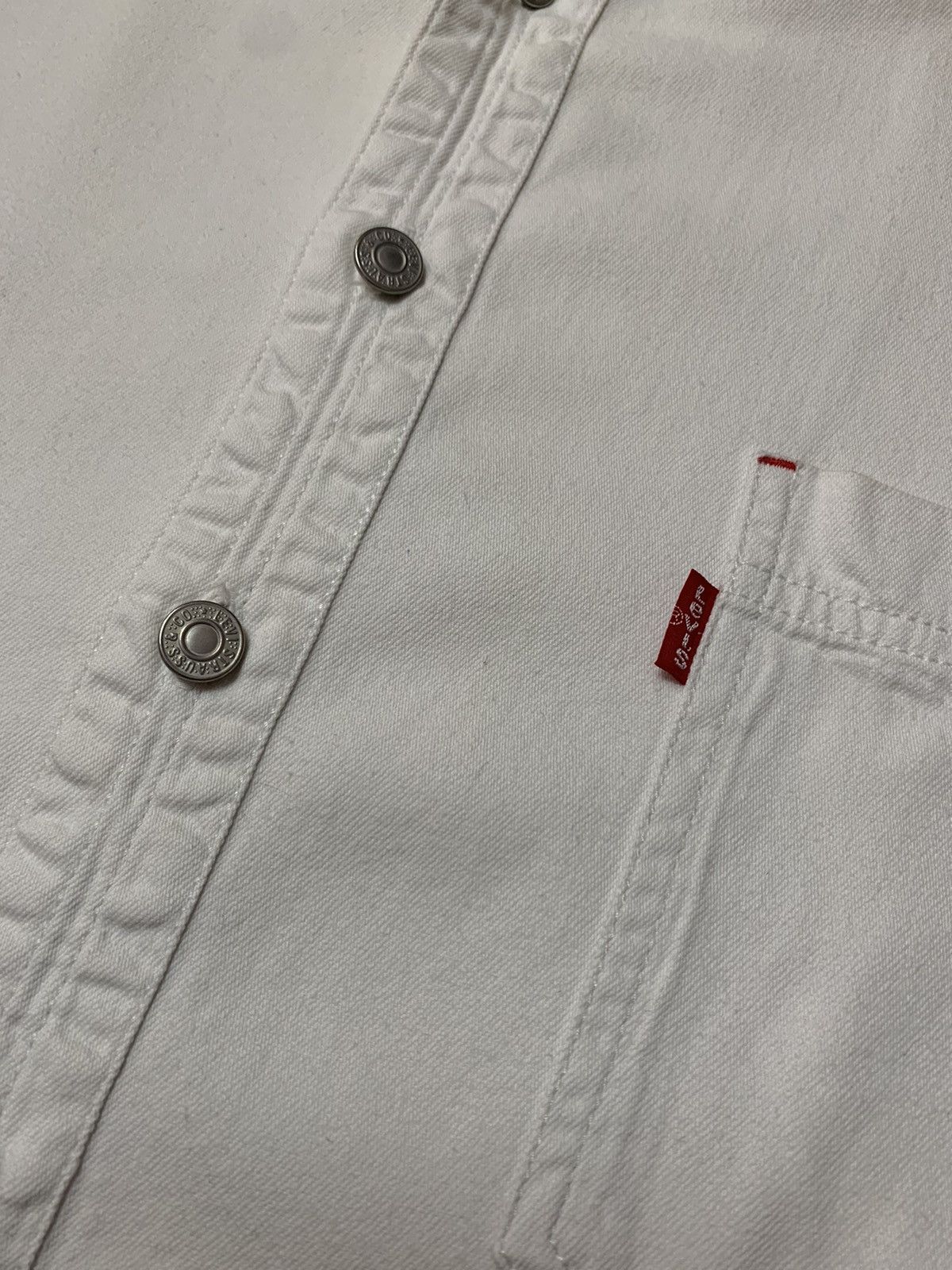 Levi's × Levi's Vintage Clothing × Vintage Vintage Levis denim shirt size XL rare Size US XL / EU 56 / 4 - 3 Thumbnail