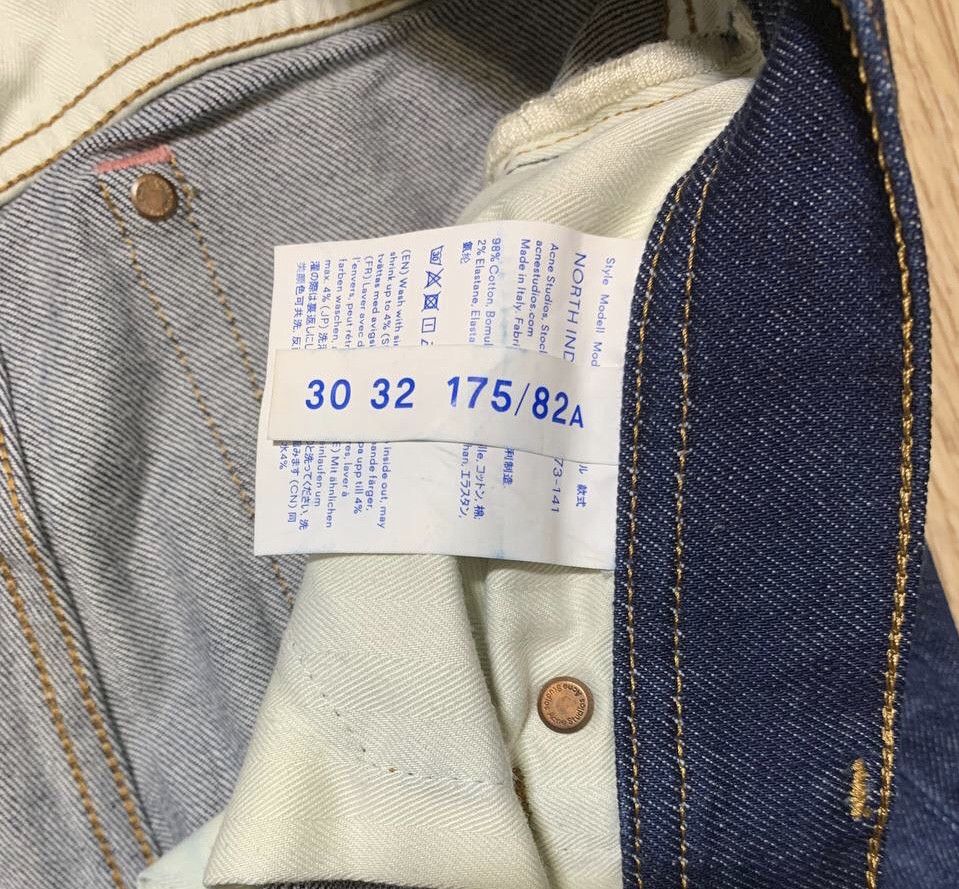 Acne Studios Acne Studios Bla Const North Indigo Denim Pant Size US 30 / EU 46 - 9 Thumbnail