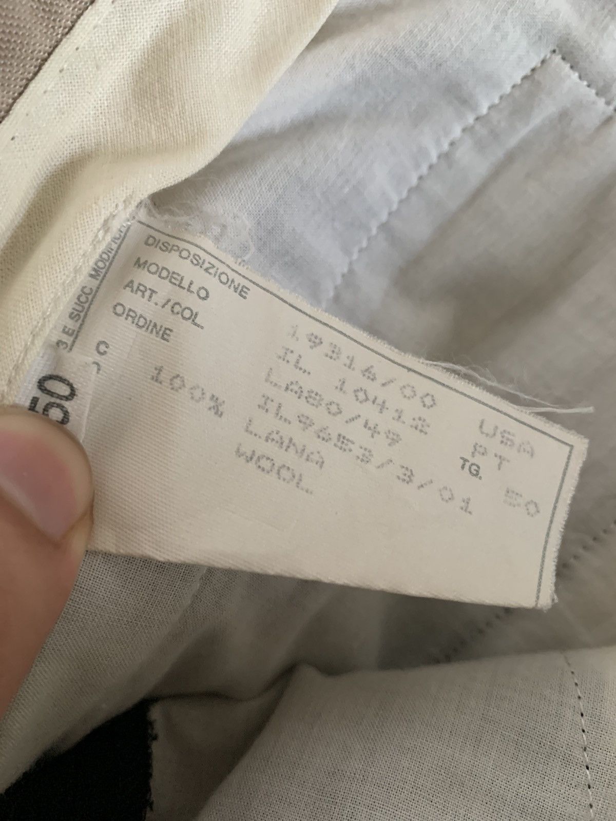 Helmut Lang Helmut Lang Vintage Lana Wool Trousers Size US 32 / EU 48 - 5 Thumbnail