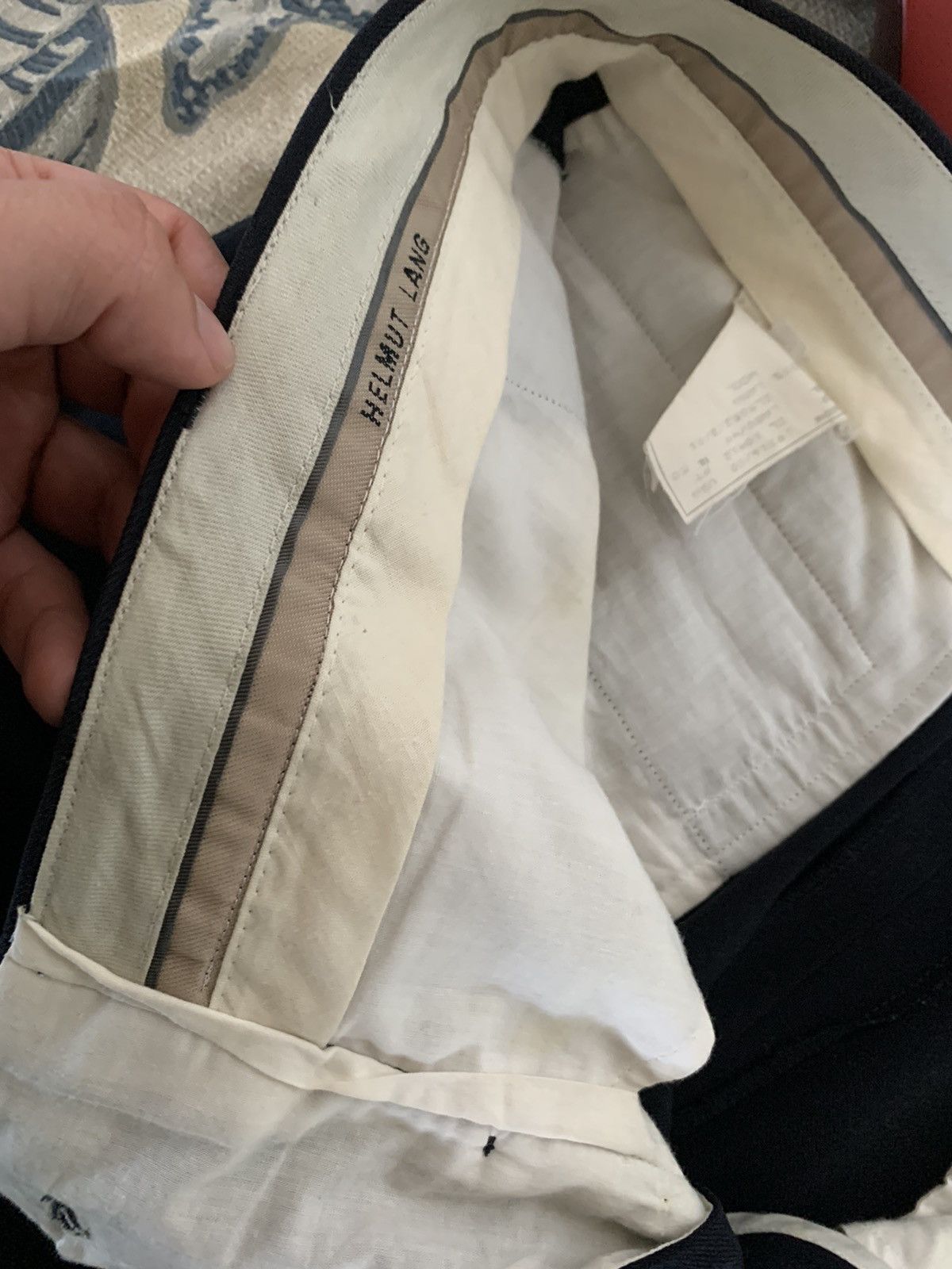 Helmut Lang Helmut Lang Vintage Lana Wool Trousers Size US 32 / EU 48 - 7 Thumbnail