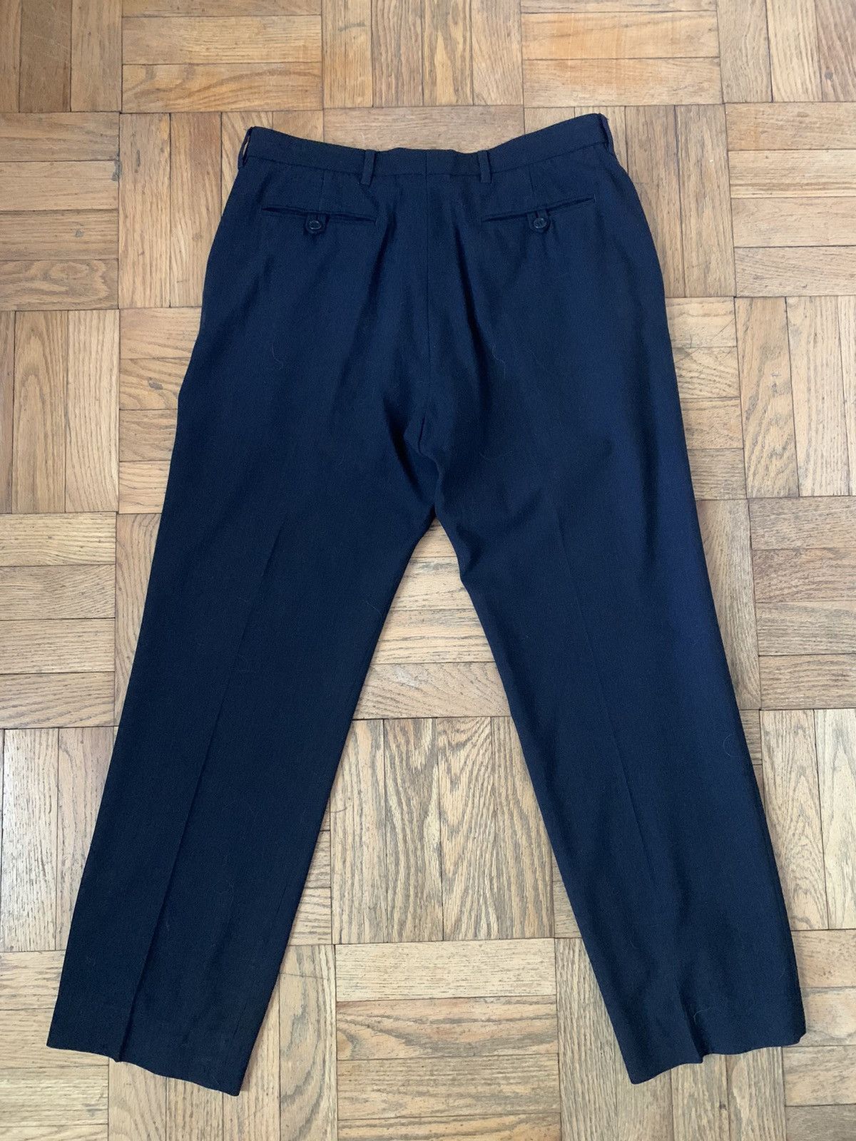 Helmut Lang Helmut Lang Vintage Lana Wool Trousers Size US 32 / EU 48 - 2 Thumbnail