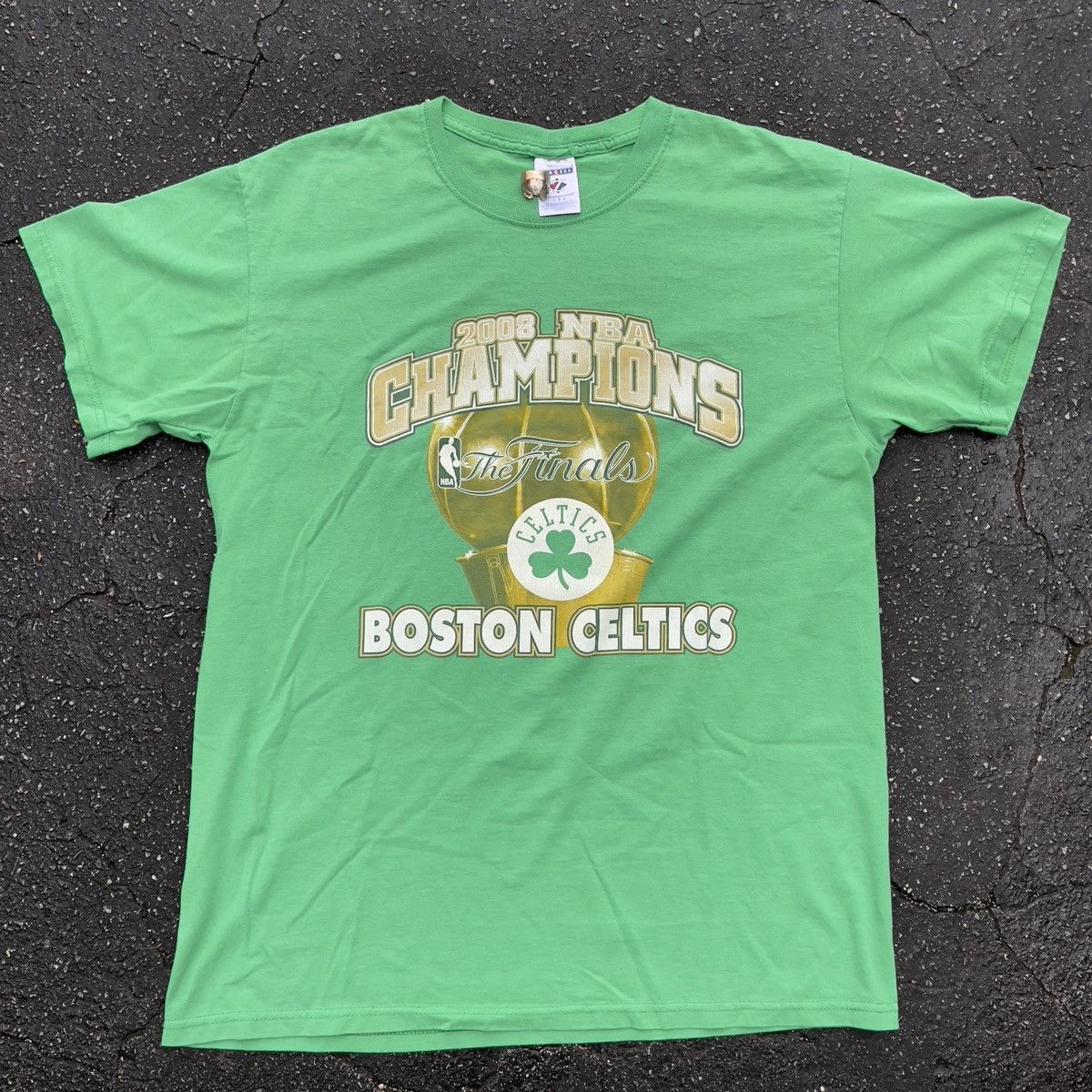 2008 Jerzees Boston Celtics NBA Championship Shirt