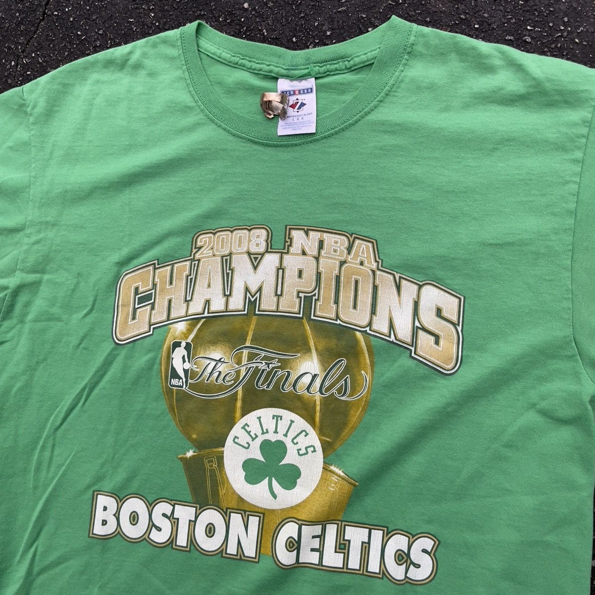2008 Jerzees Boston Celtics NBA Championship Shirt