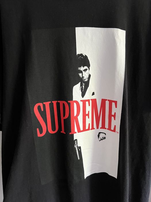 Supreme scarface best sale split tee