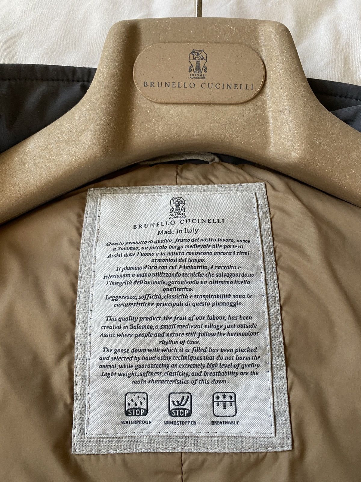 Brunello Cucinelli Down/Nylon Vest Gray Size US XXL / EU 58 / 5 - 15 Thumbnail