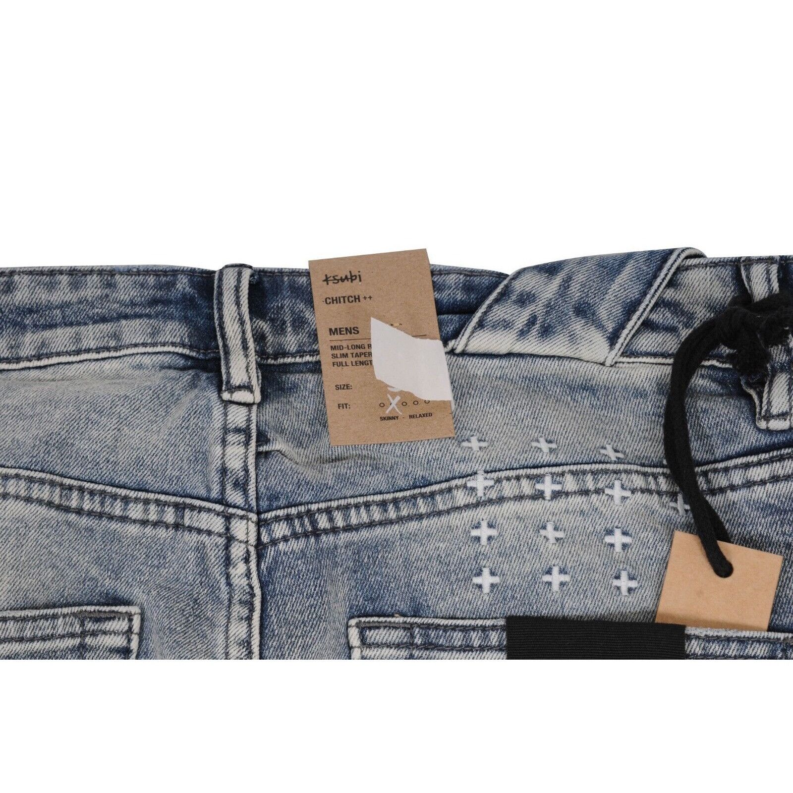 Ksubi Medium Wash Blue Chitch Half Way Slim Jeans - 01413 Size US 36 / EU 52 - 10 Thumbnail