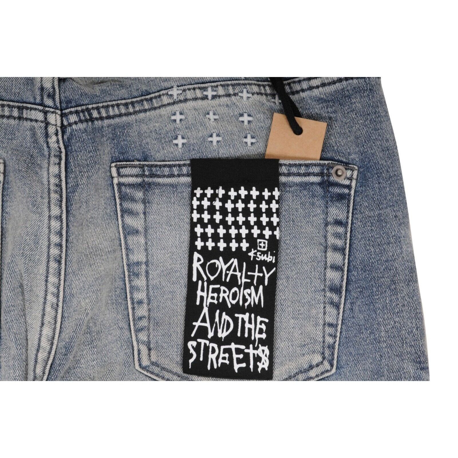 Ksubi Medium Wash Blue Chitch Half Way Slim Jeans - 01413 Size US 36 / EU 52 - 9 Thumbnail