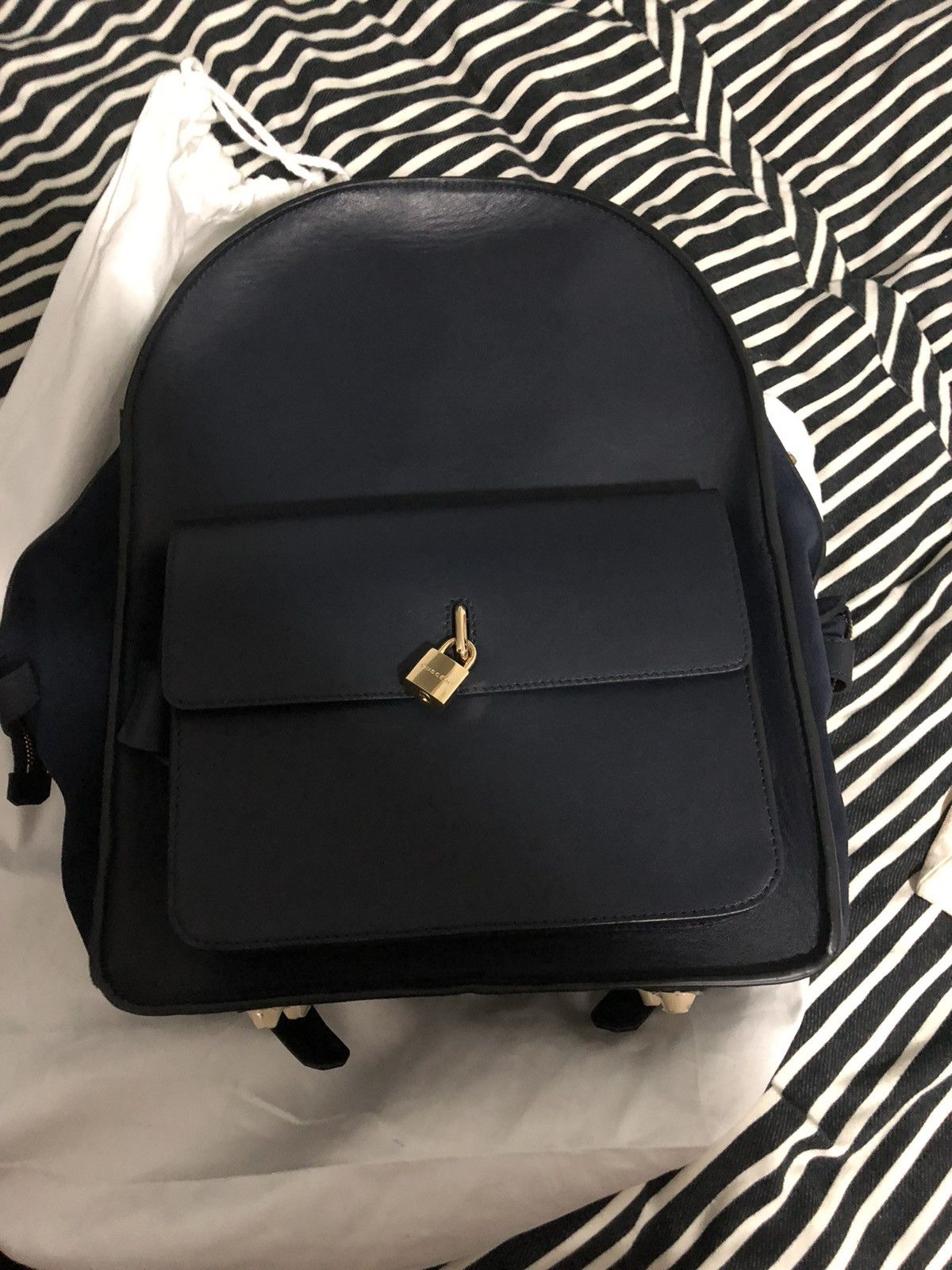 Buscemi $3160 Buscemi Aero Backpack Navy Size ONE SIZE - 7 Thumbnail