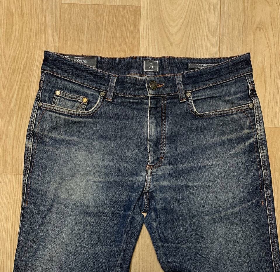 Ermenegildo Zegna Z Zegna Slim Fit Jeans Size US 33 - 3 Thumbnail