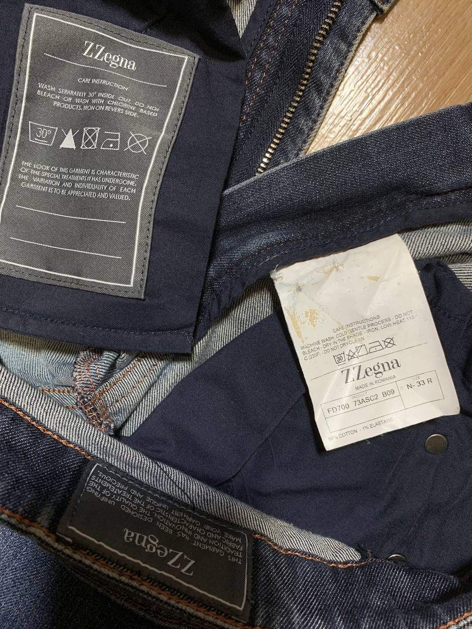 Ermenegildo Zegna Z Zegna Slim Fit Jeans Size US 33 - 12 Thumbnail