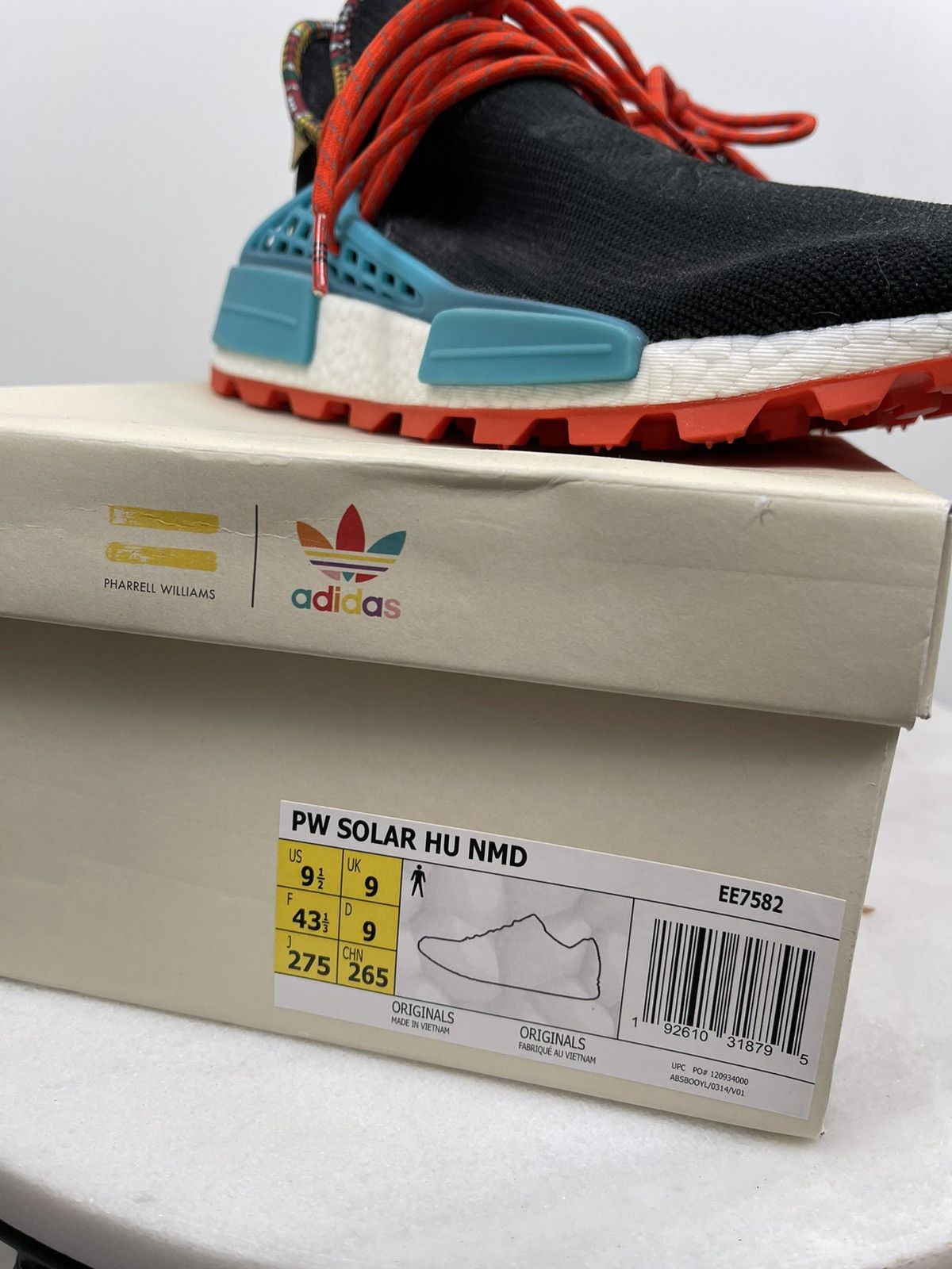 Adidas × Pharrell Pharrell Williams Human Race Nmd Solar Trails Size US 9.5 / EU 42-43 - 10 Thumbnail