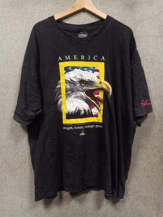 Vintage vintage t shirt national geographic very rare | Grailed