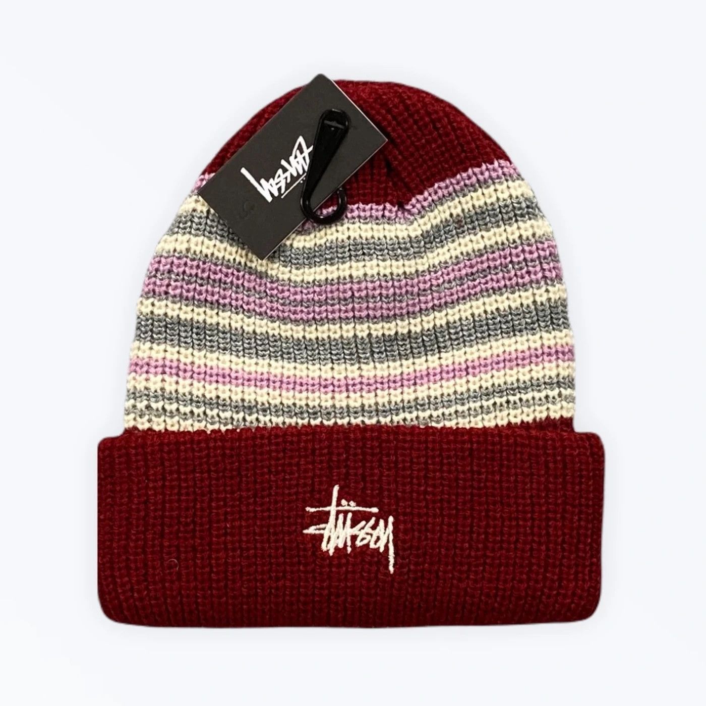 帽子 STUSSY STRIPED CUFF BEANIE Stussy Striped Cuff Beanie | eBay