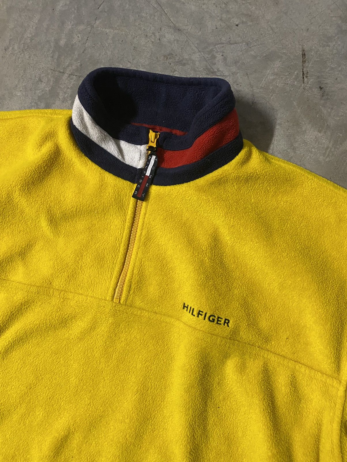 Tommy Hilfiger Vintage Tommy Hilfiger Quarter Zip Fleece Size US XL / EU 56 / 4 - 3 Thumbnail